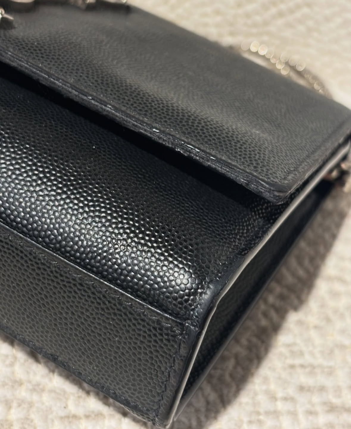Saint Laurent - Small Kate Bag - Black with Silver Hardware