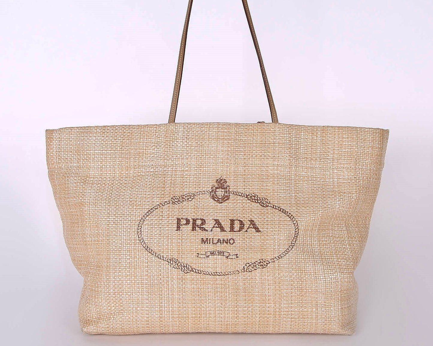 Prada Raffia Milano Net
