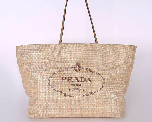 Prada Raffia Milano Net