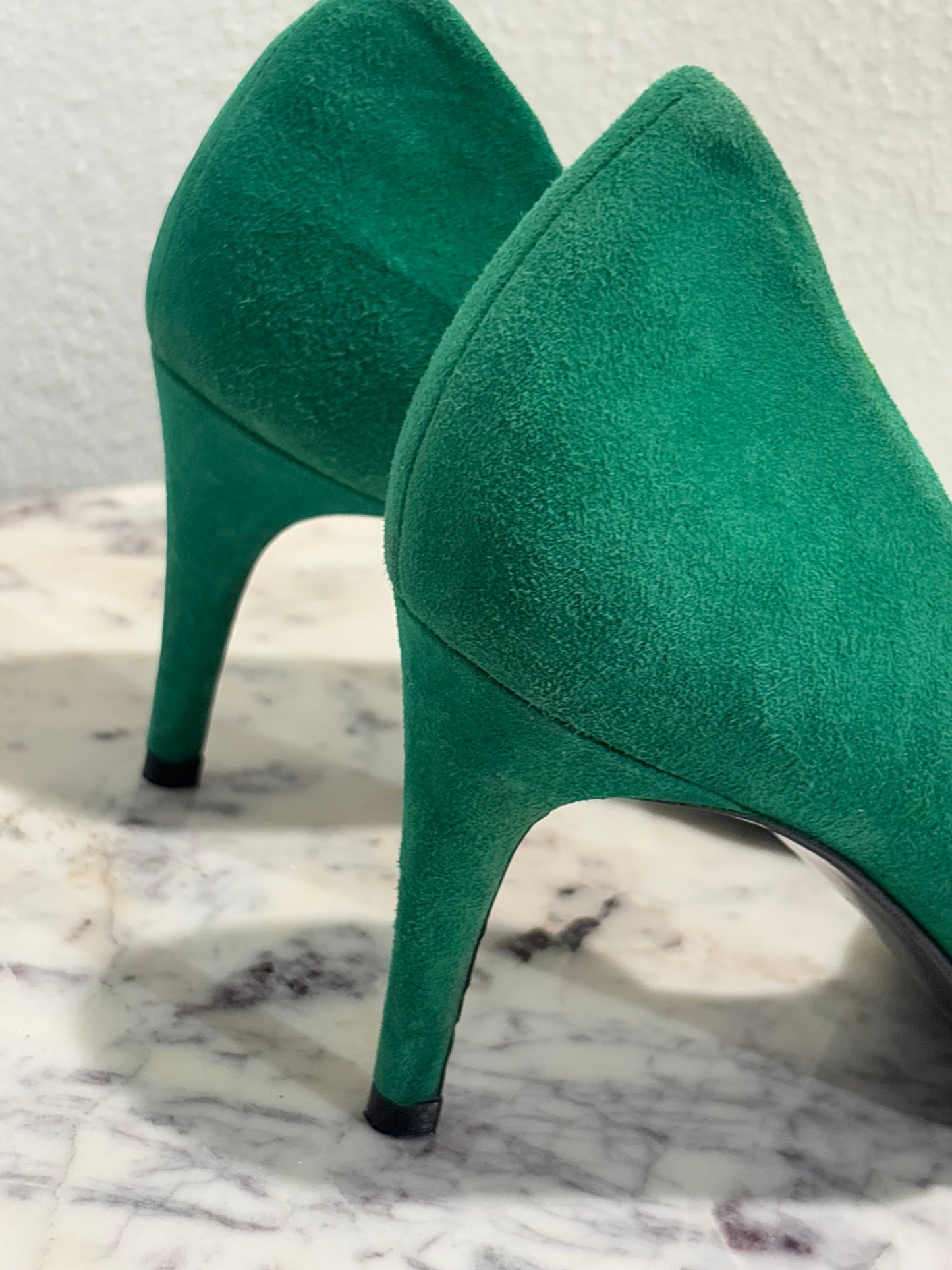 Malene Birger - Heels - Green Suede - 40 - Medinas Wardrobe