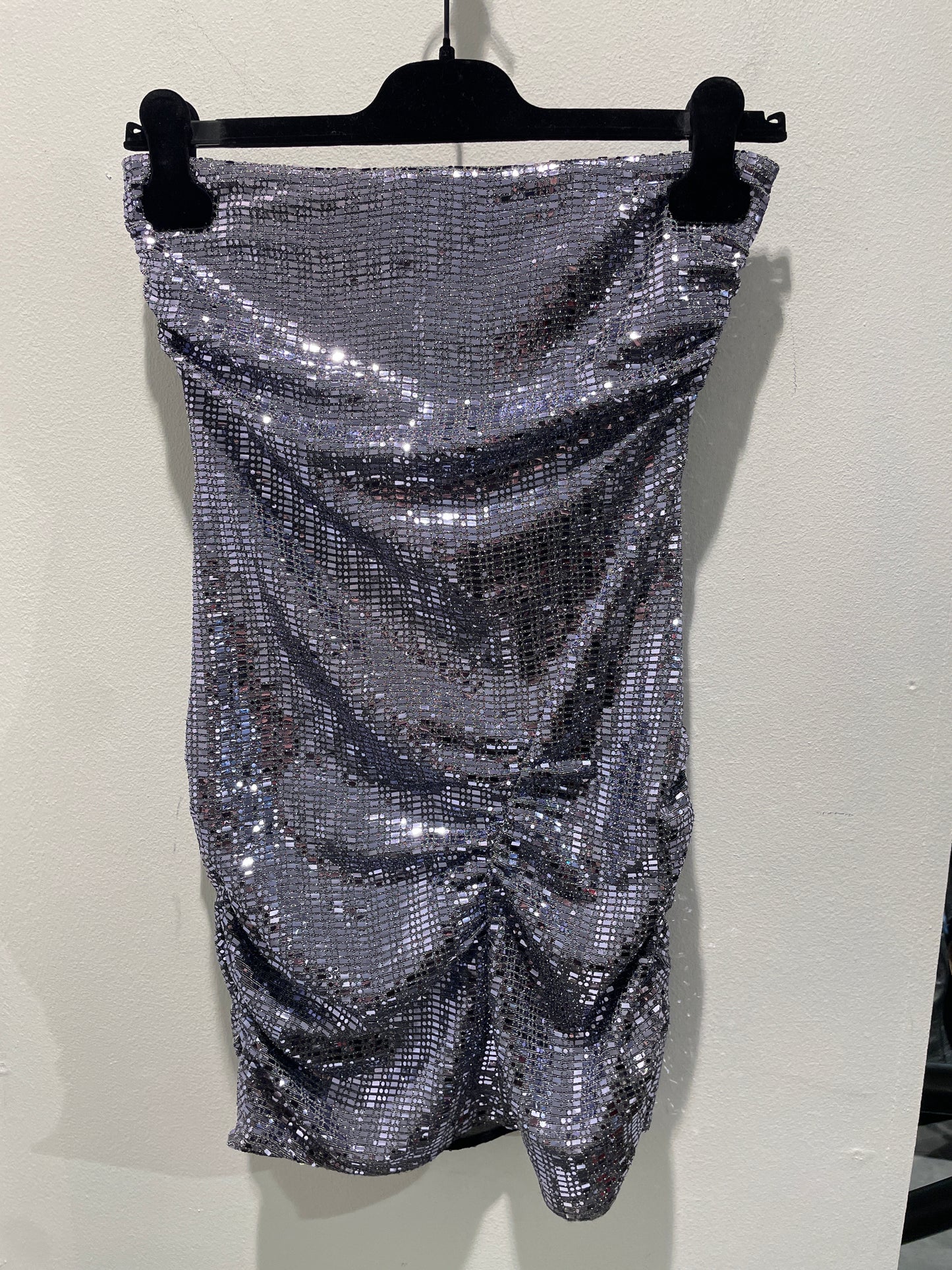 Stella Nova - Short Dress - Silver fractures - S - Medinas Wardrobe