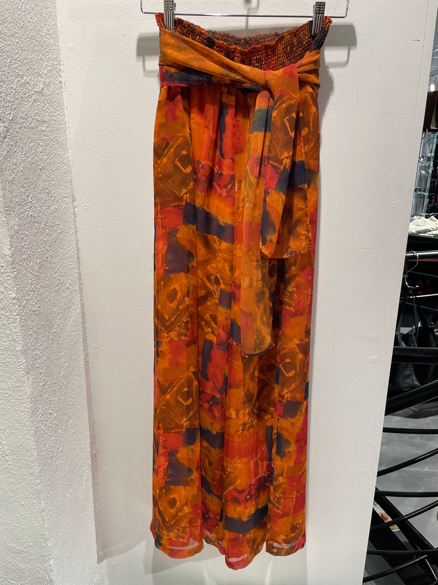 Apriori Abstract Print Wide-Leg Lightweight Trousers - 38