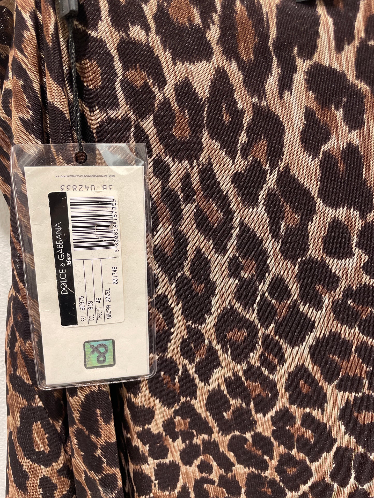 Dolce & Gabbana Leopard Mini Dress – Size IT46