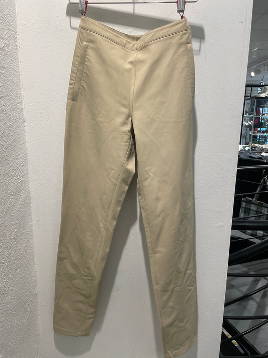 Prada Linea Rossa — Sand Technical Stretch Trousers with Adjustable Zip Hem - Size IT 38