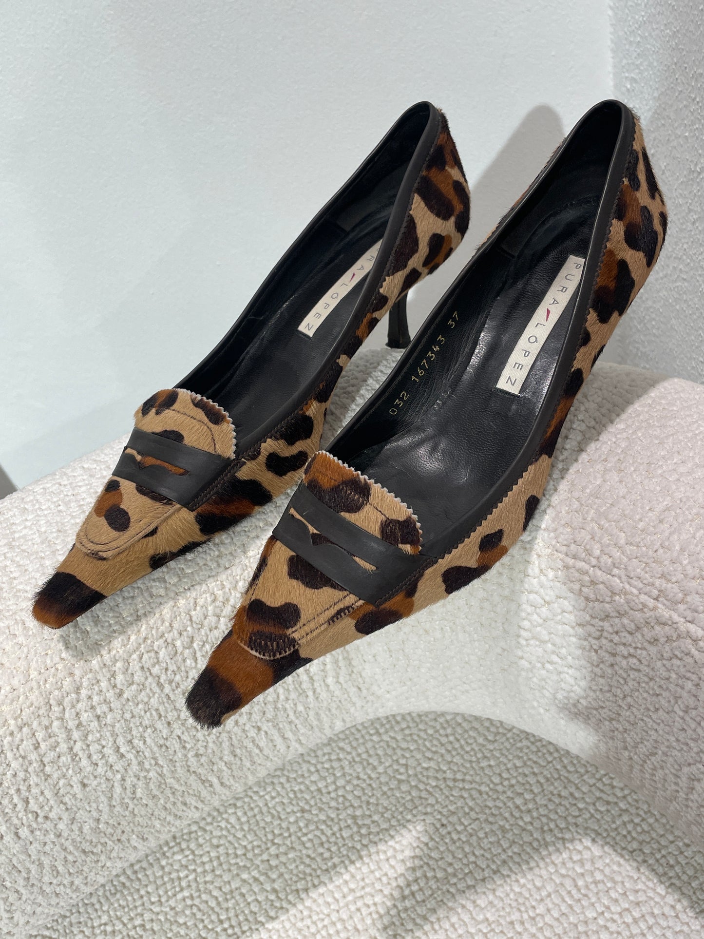 Pura Lopez  – Ponyhair Leo heels - 37