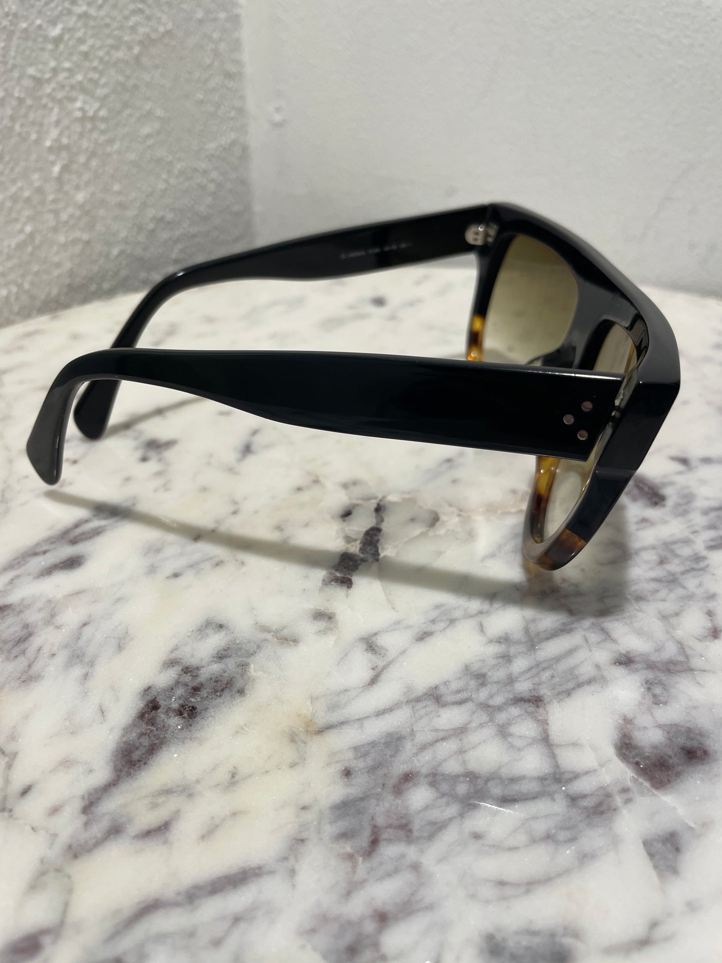Celine Shadow Sunglasses – One Size / Black Tortoise