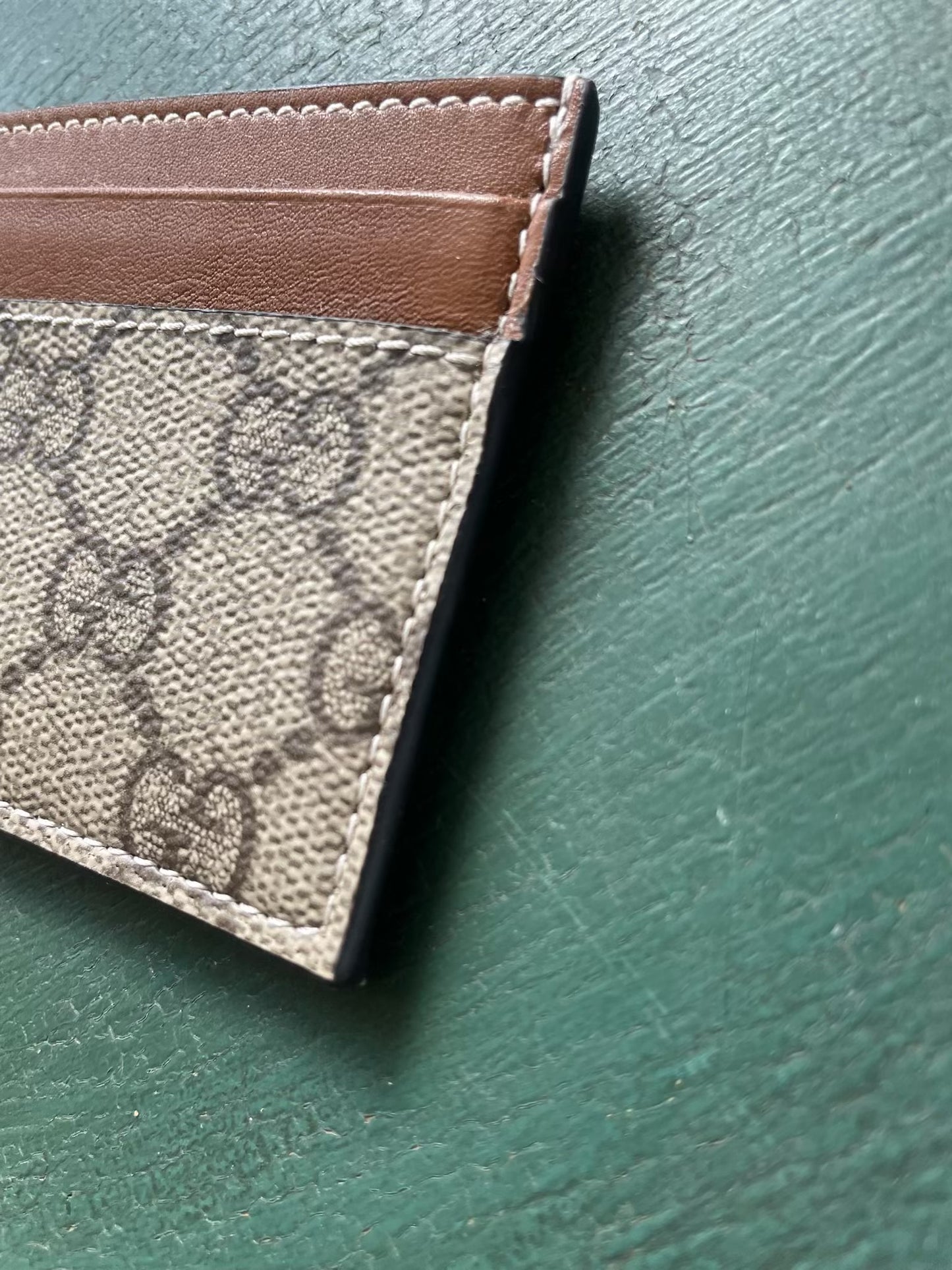 Gucci - Kortholder - Canvas og læder
