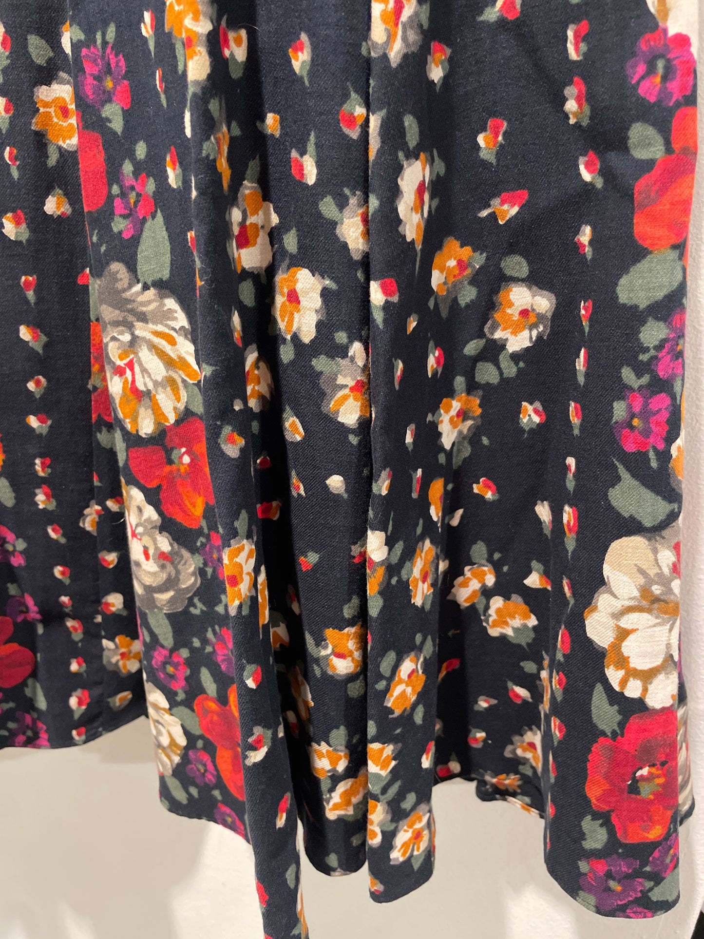Kenzo skirt - Navy with flowers - EU38
