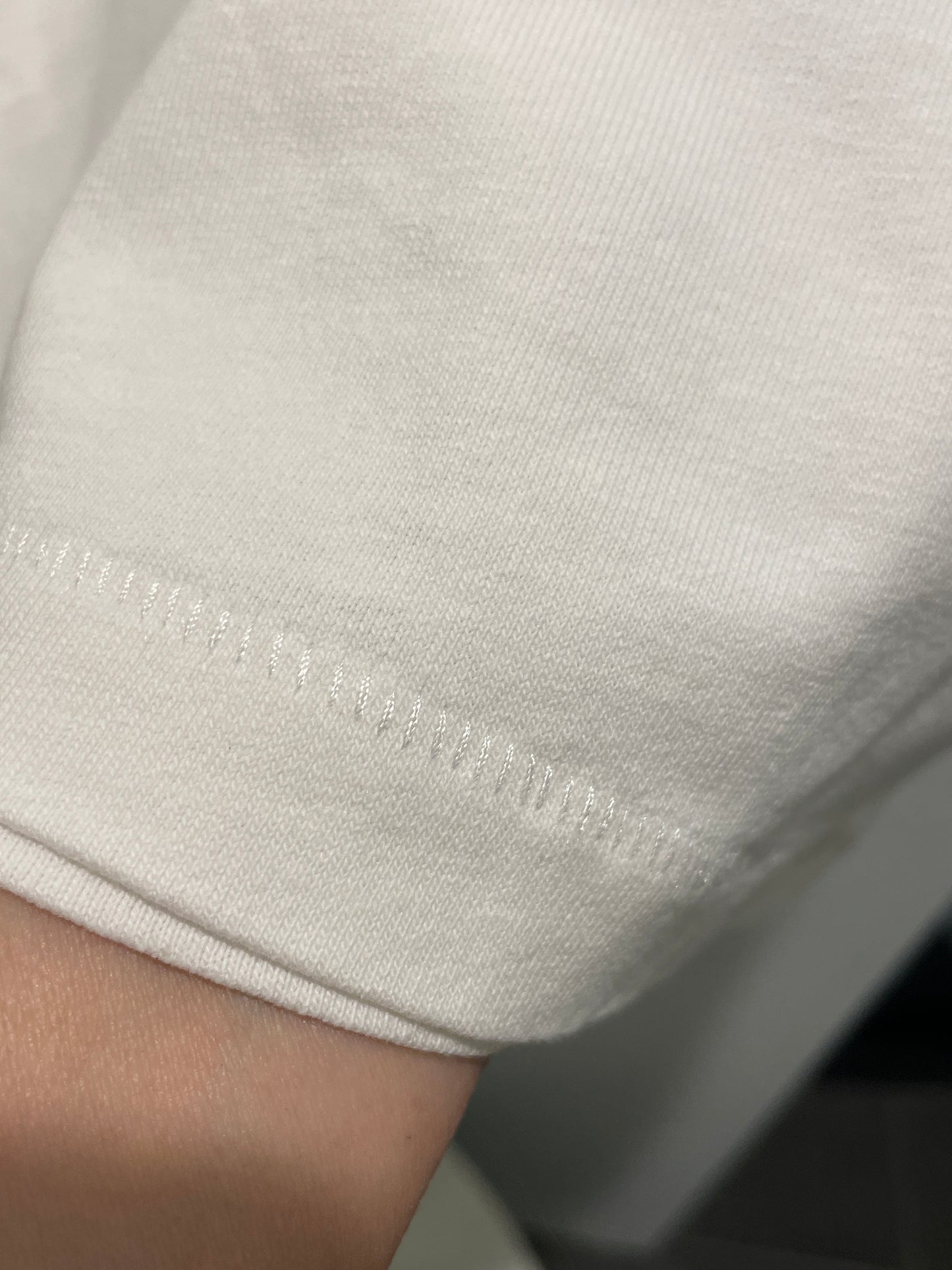 Calvin Klein Boxy Crop T-Shirt with Back Leather Patch- S