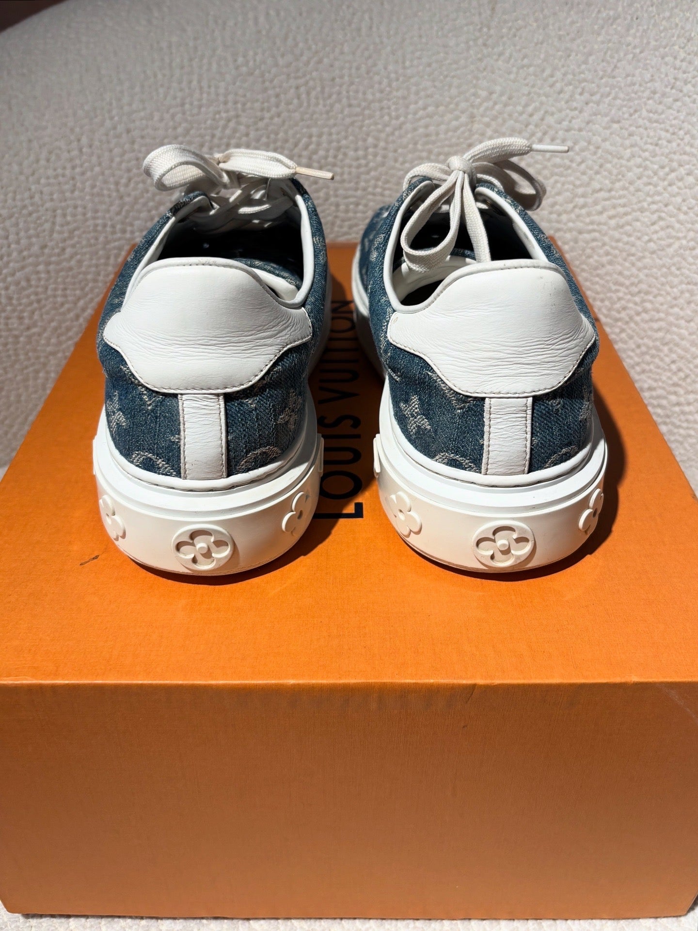 Louis Vuitton Sneakers – Monogram Denim & White
