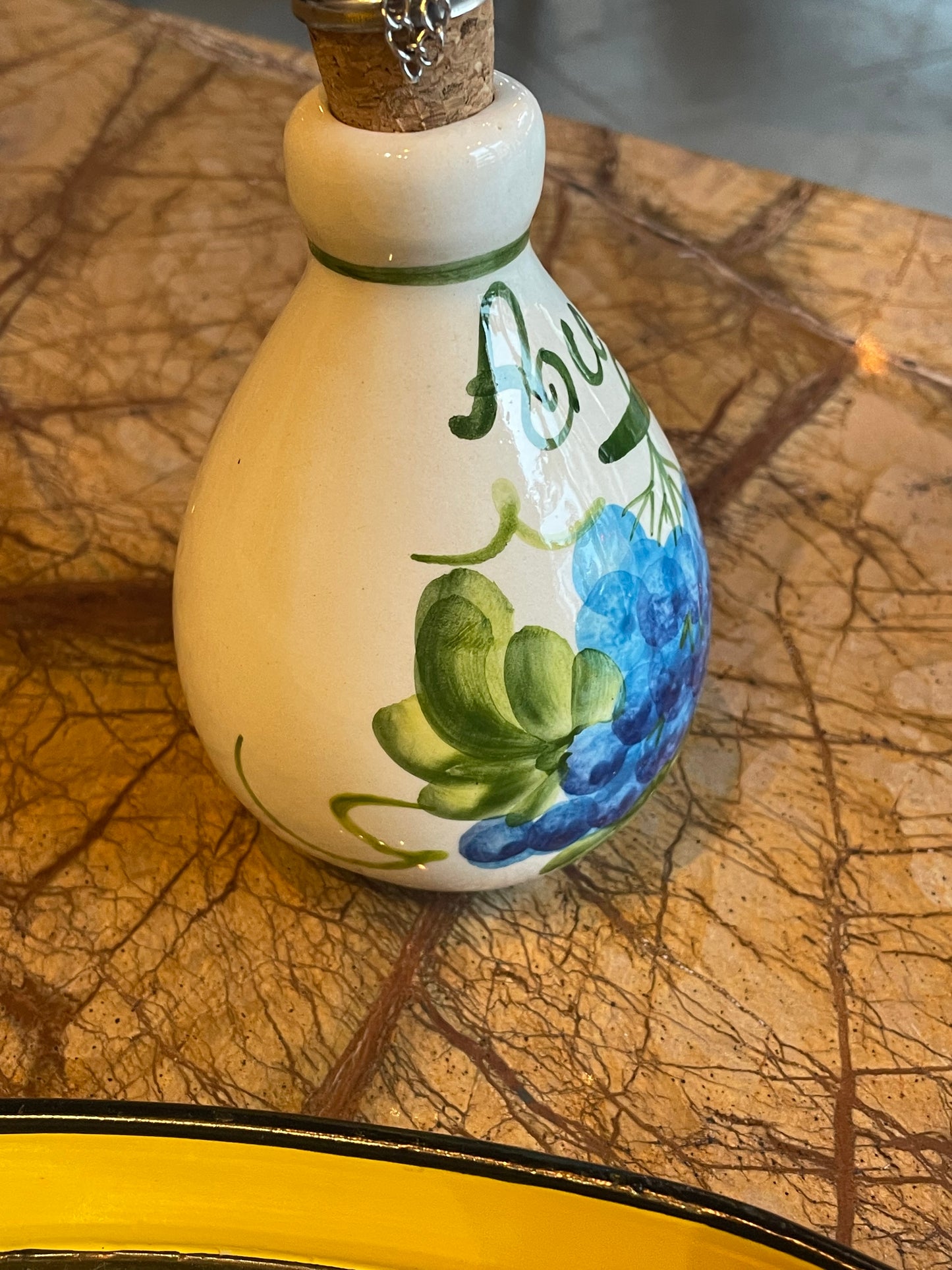 Lille olieflaske - Italiensk porcelæn