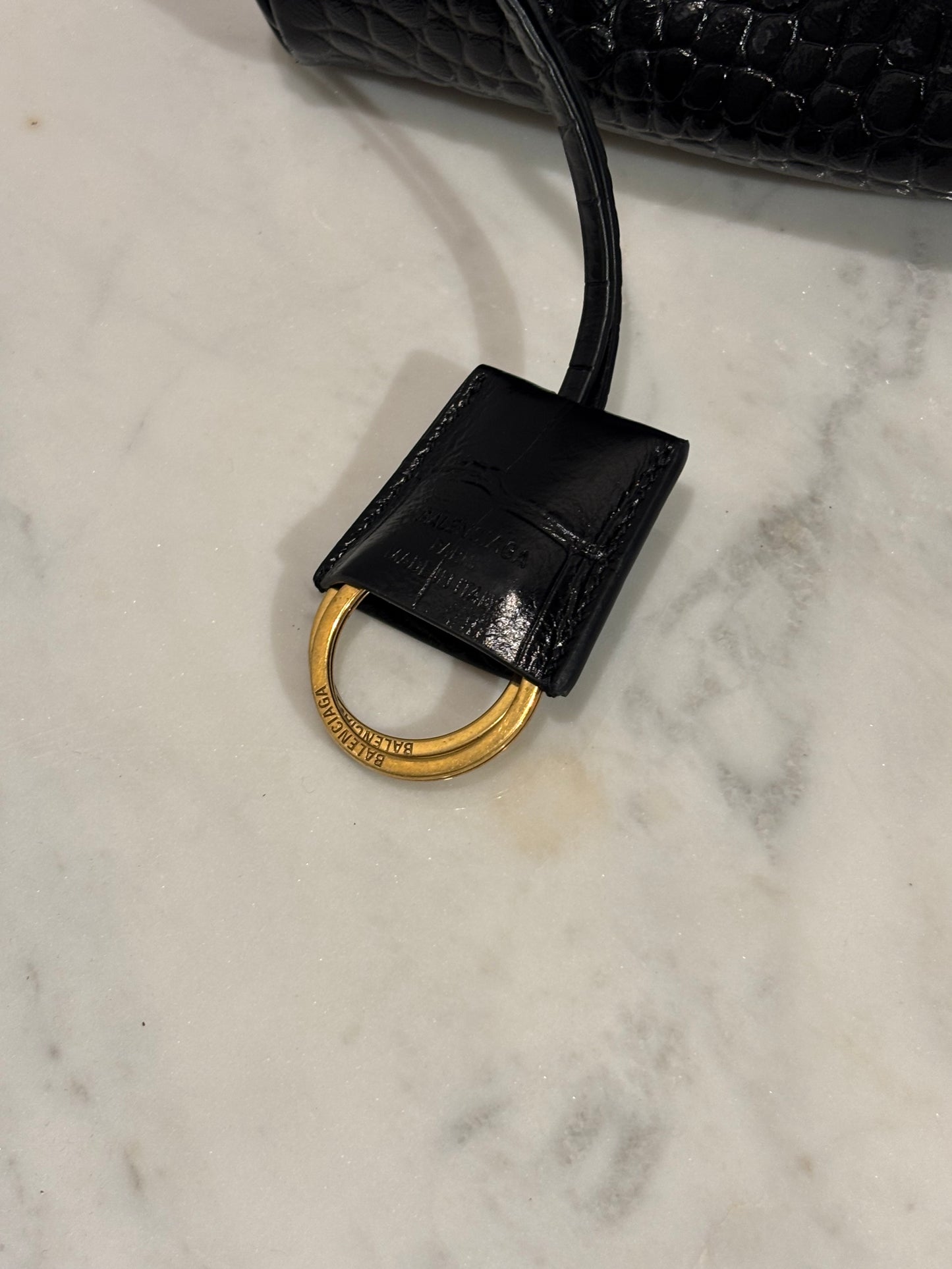 Balenciaga - Rodeo Croco Large Shoulderbag - Medinas Wardrobe