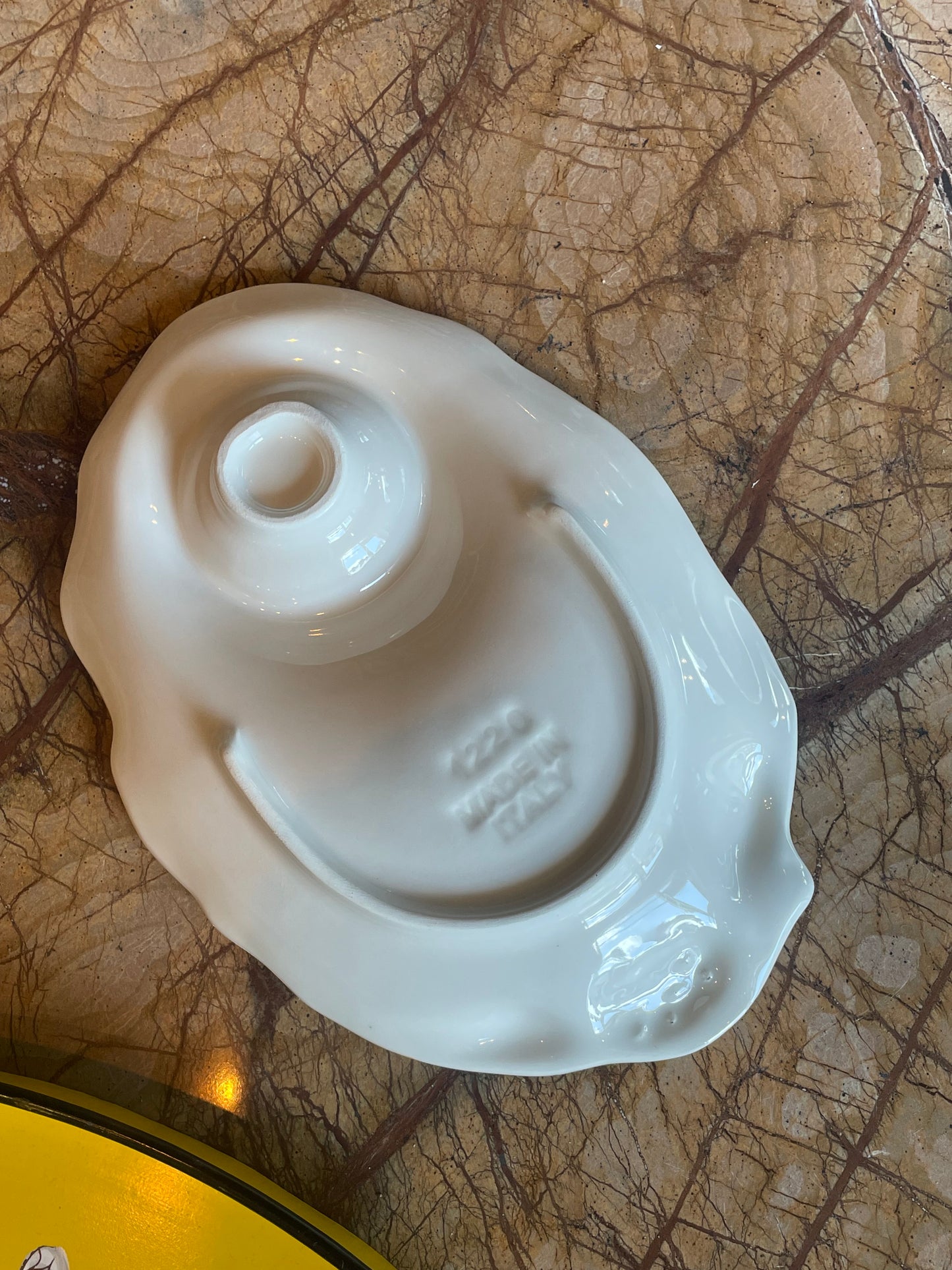 Fad til oliven - Italiensk porcelæn - M. tandstikholder