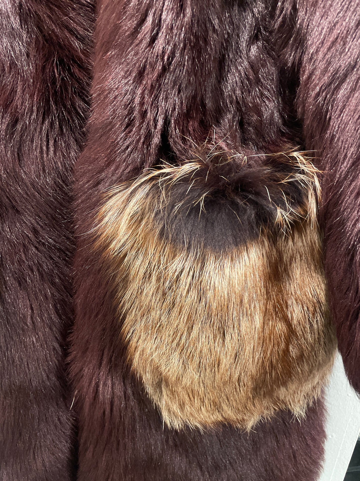 Malene Birger - Reversible Fur Coat - Burgundy - Lambskin and fox - Medinas Wardrobe