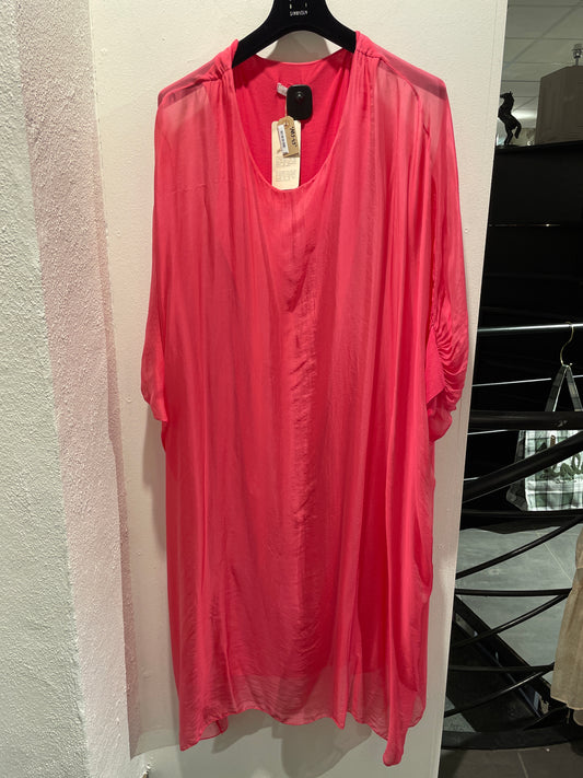 ZYC Dress - Pink Silk/Viscose - EU 38