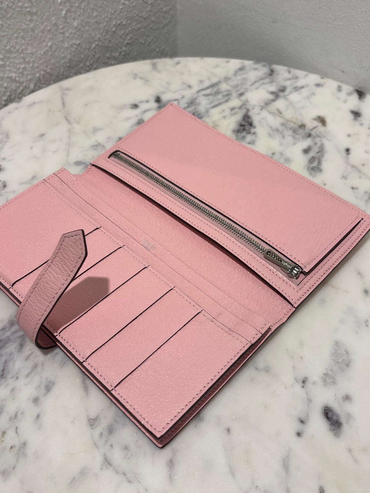 Hermès Béarn - Rose Sakura w. Palladium Hardware