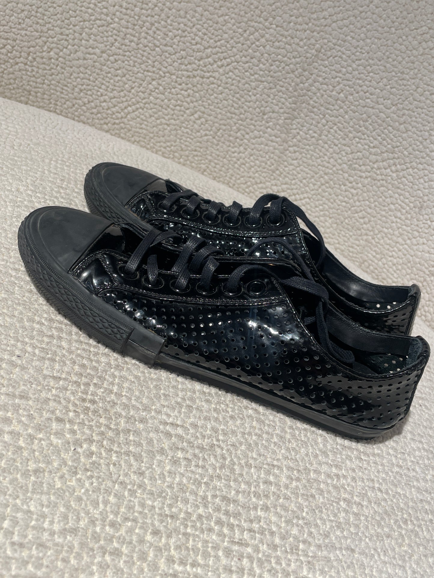 Jil Sanders Sneakers  – Black patent leather - 38