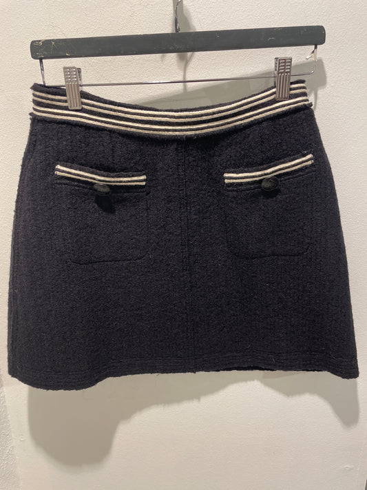 Chanel Skirt – Tweed in Black & White – EU 38 - Sport Collection