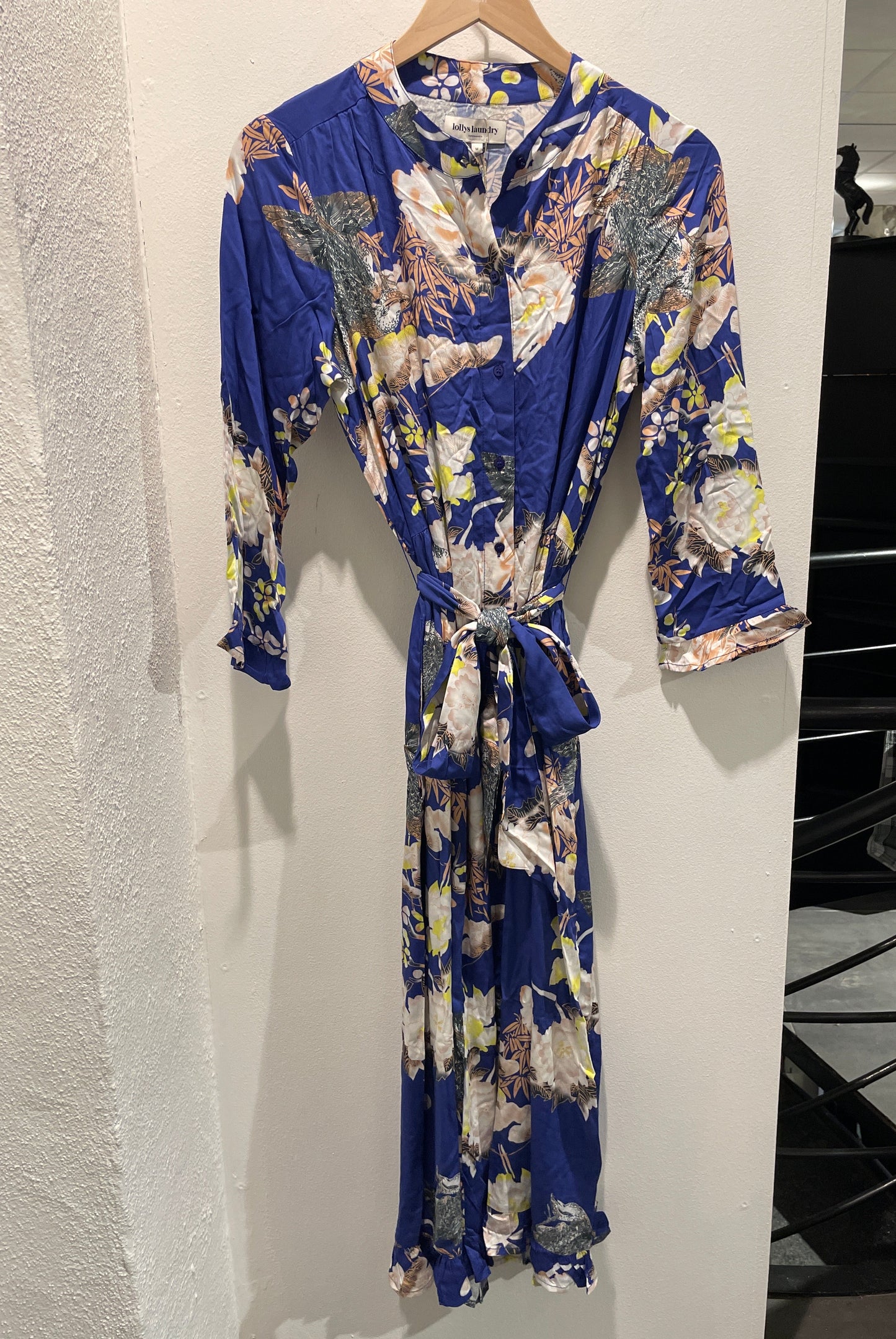 Lolly’s Laundry dress - Blue with Floral Print - Size M