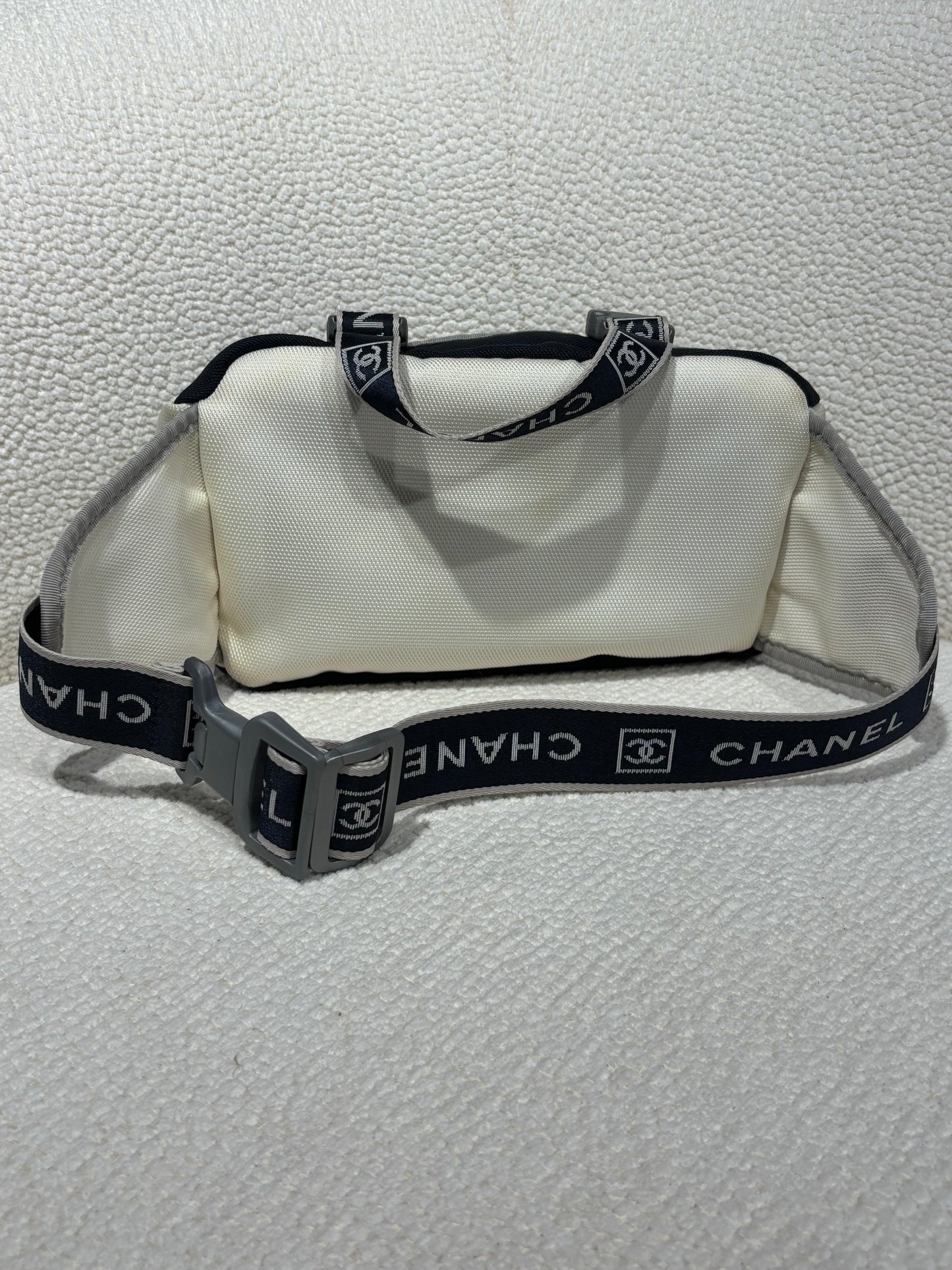 Chanel Sport Line Belt Bag – Grey & Navy Nylon