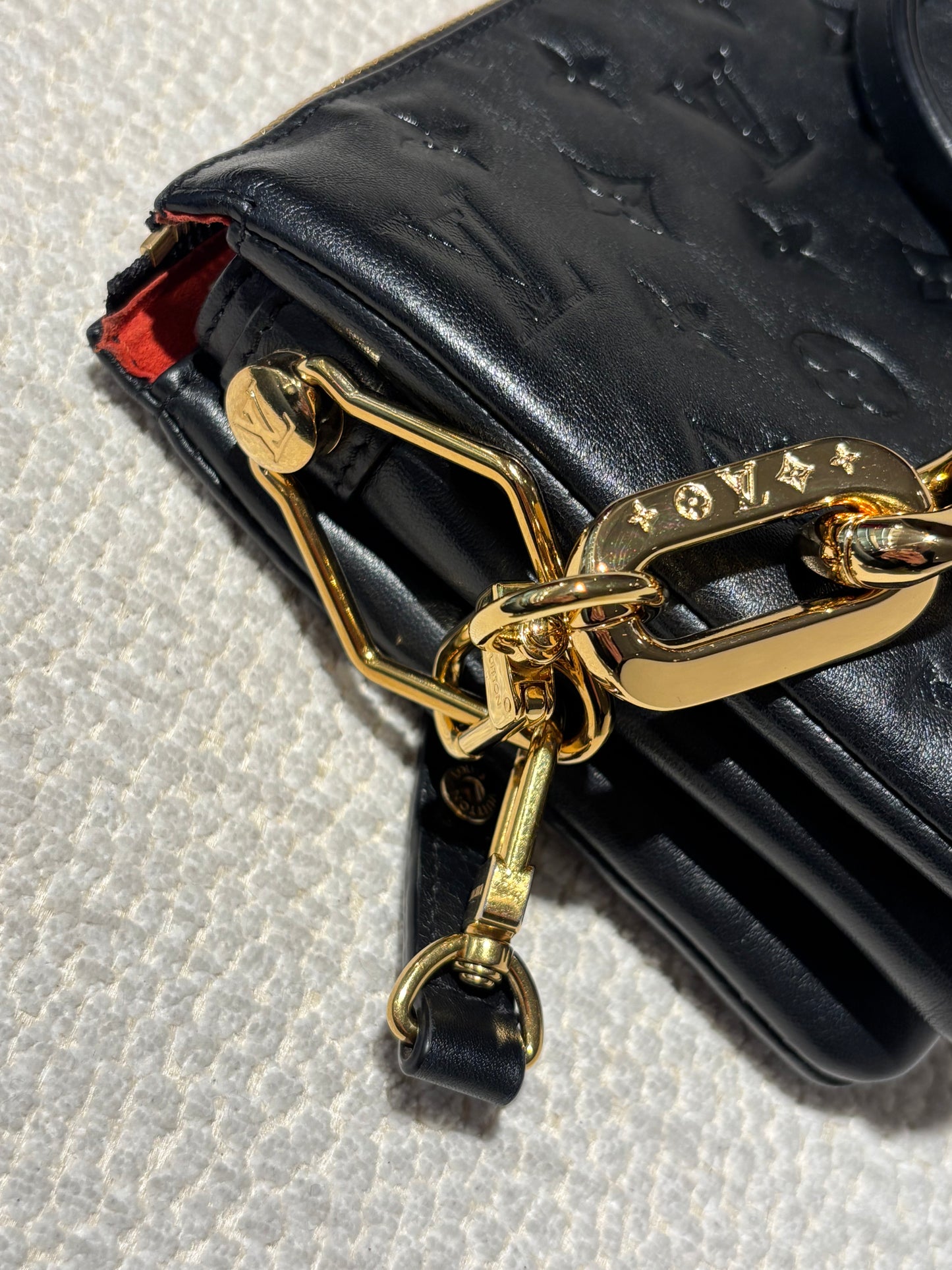 Louis Vuitton Coussin BB Bag - Black Leather & Gold Hardware