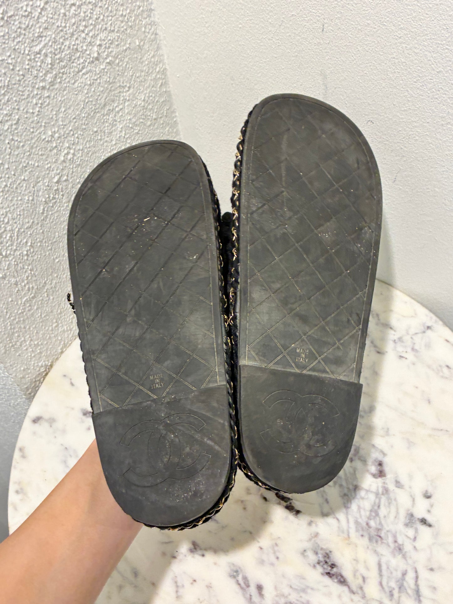 Chanel Sandals - CC logos & rope detailing - 38