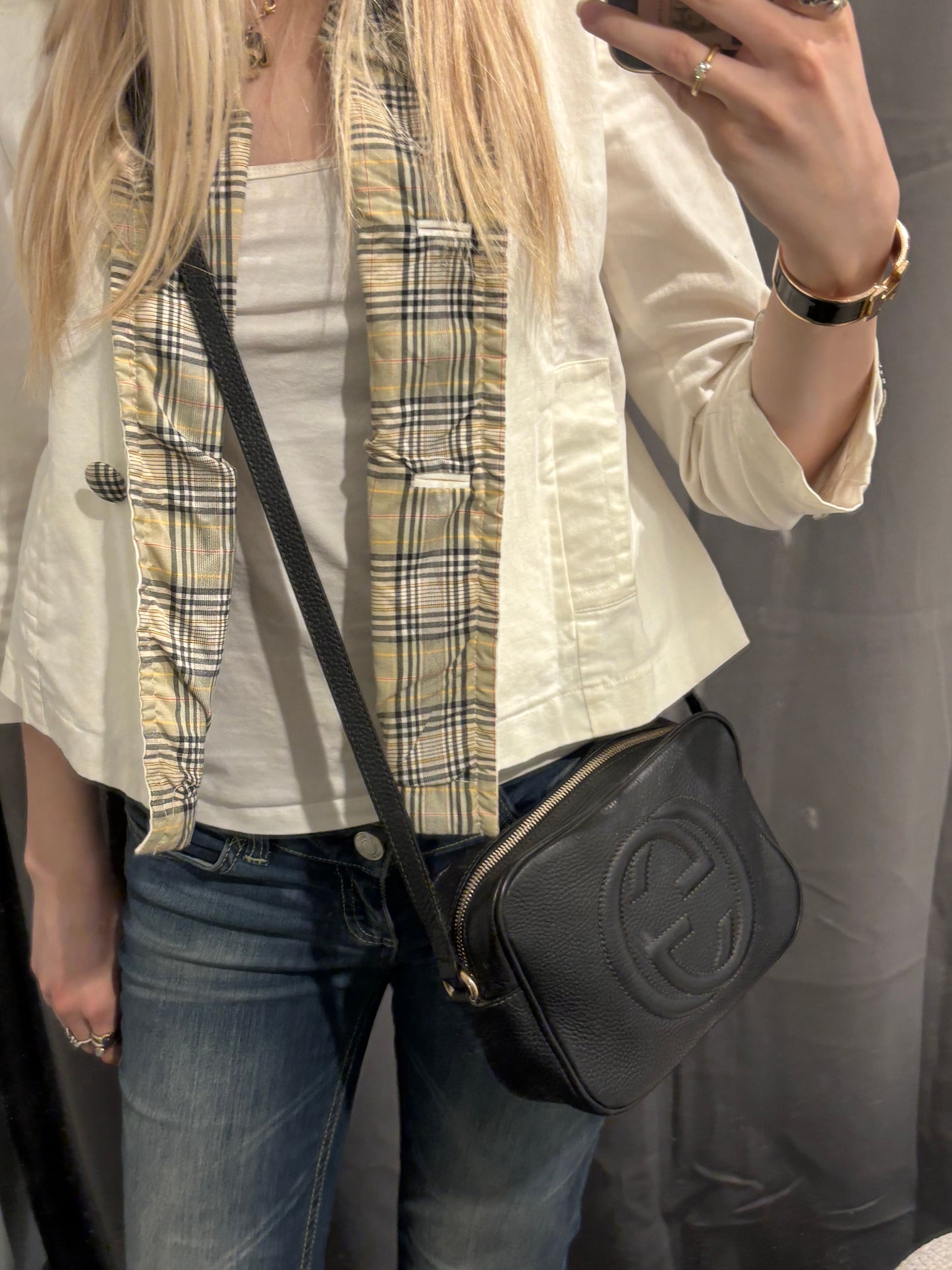 Gucci Disco Soho Bag - Black Leather & Gold Hardware