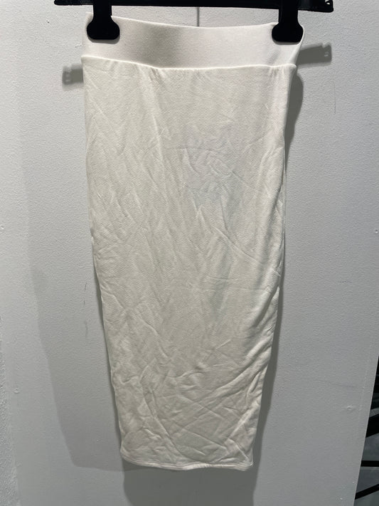 Naked Wardrobe - Ecru stretchy skirt - XS/S - Medinas Wardrobe