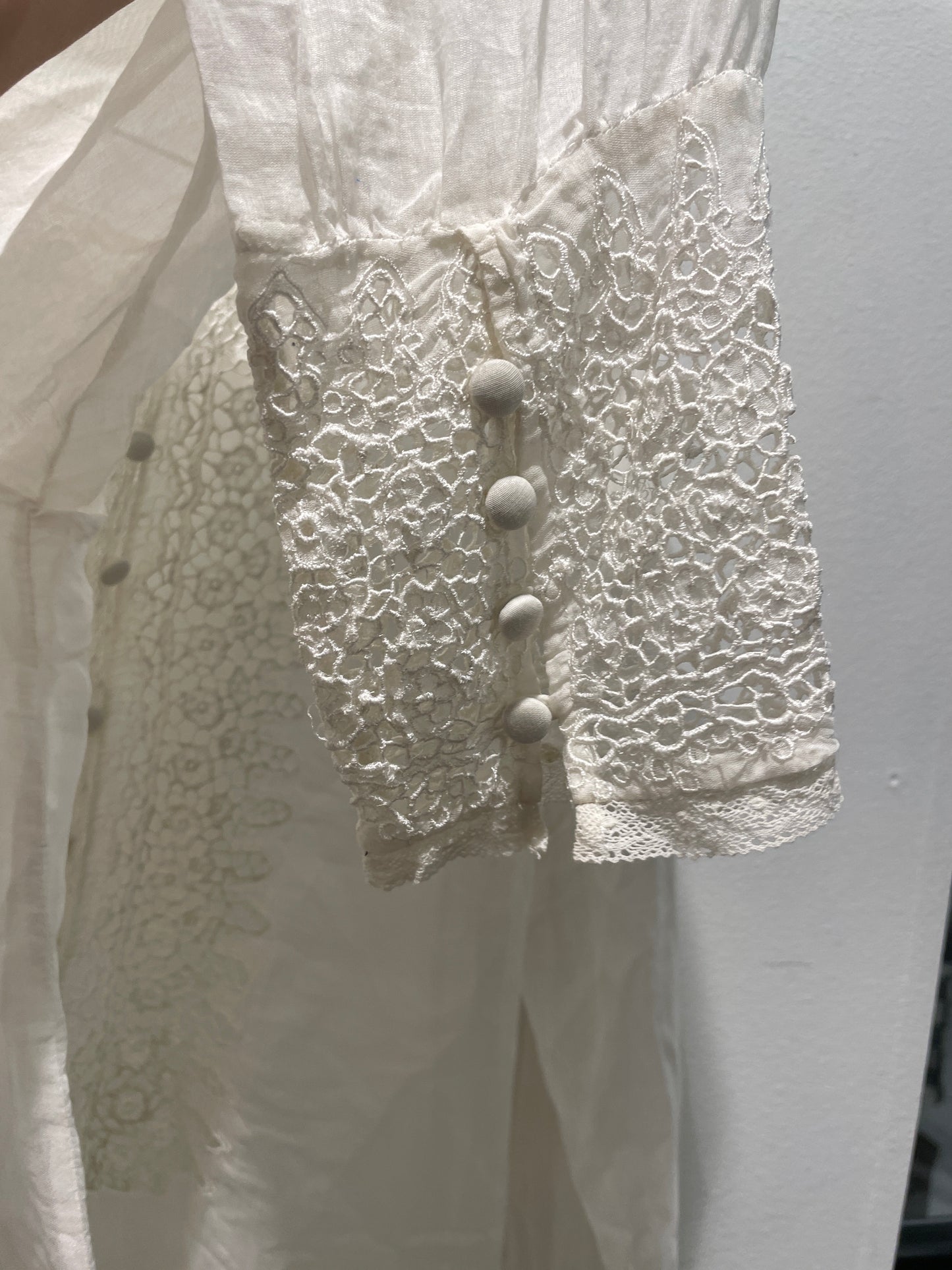 Rabens Saloner Lace Blouse – White - L