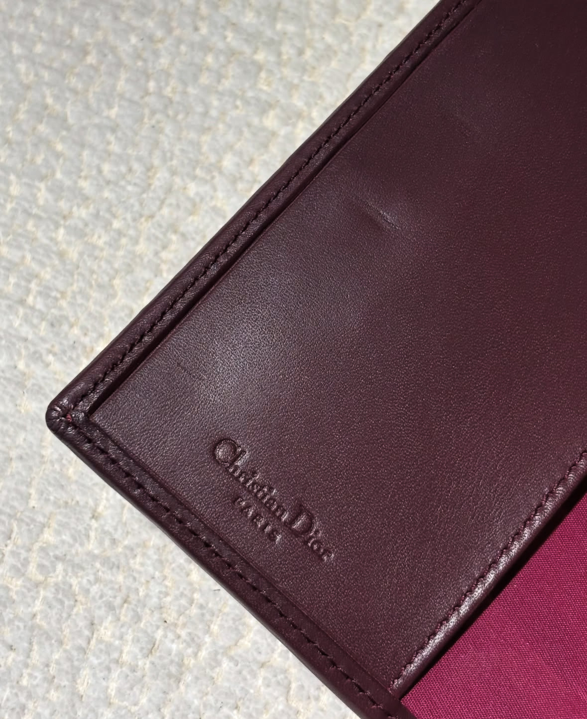 Christian Dior Agenda/Notebook - Monogram Logo Print & Lock with Keys