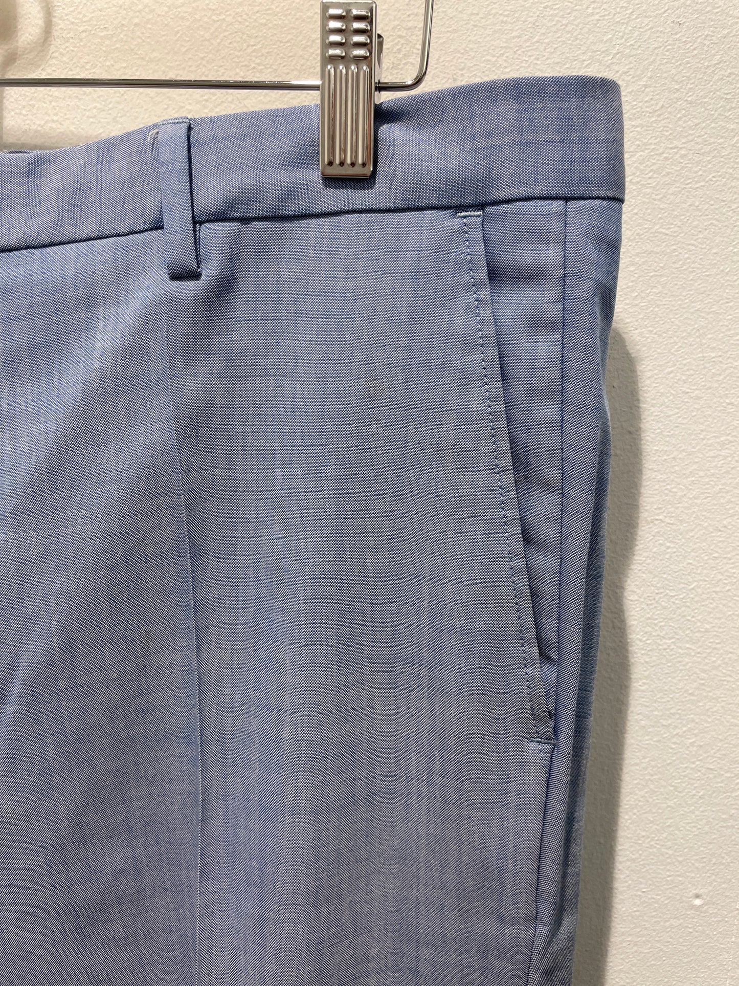 Sand Copenhagen Light Blue Seersucker Pants (Angelico Fabric)