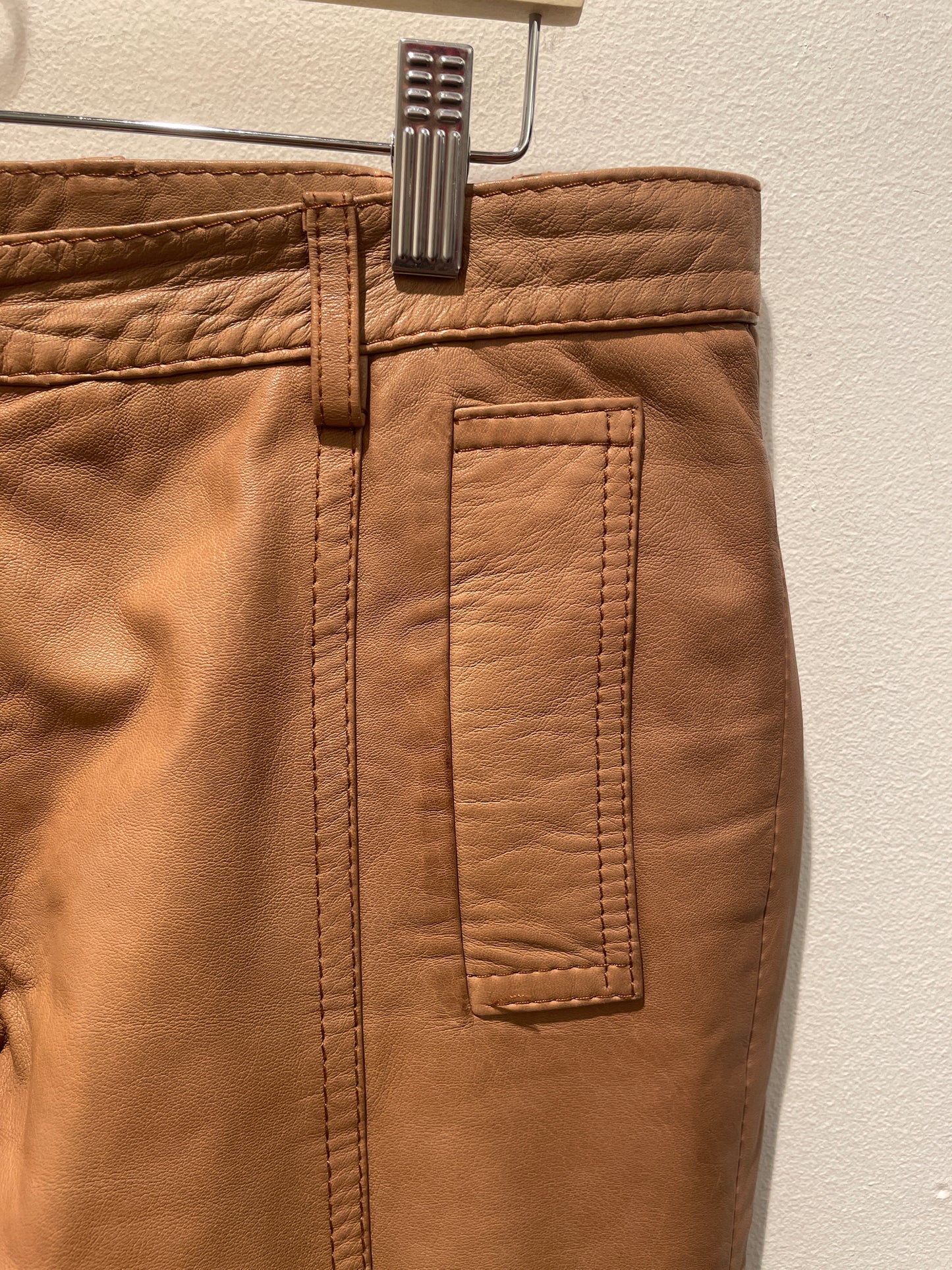 Baum und Pferdgarten - Soft Leather Trousers – Camel - EU40