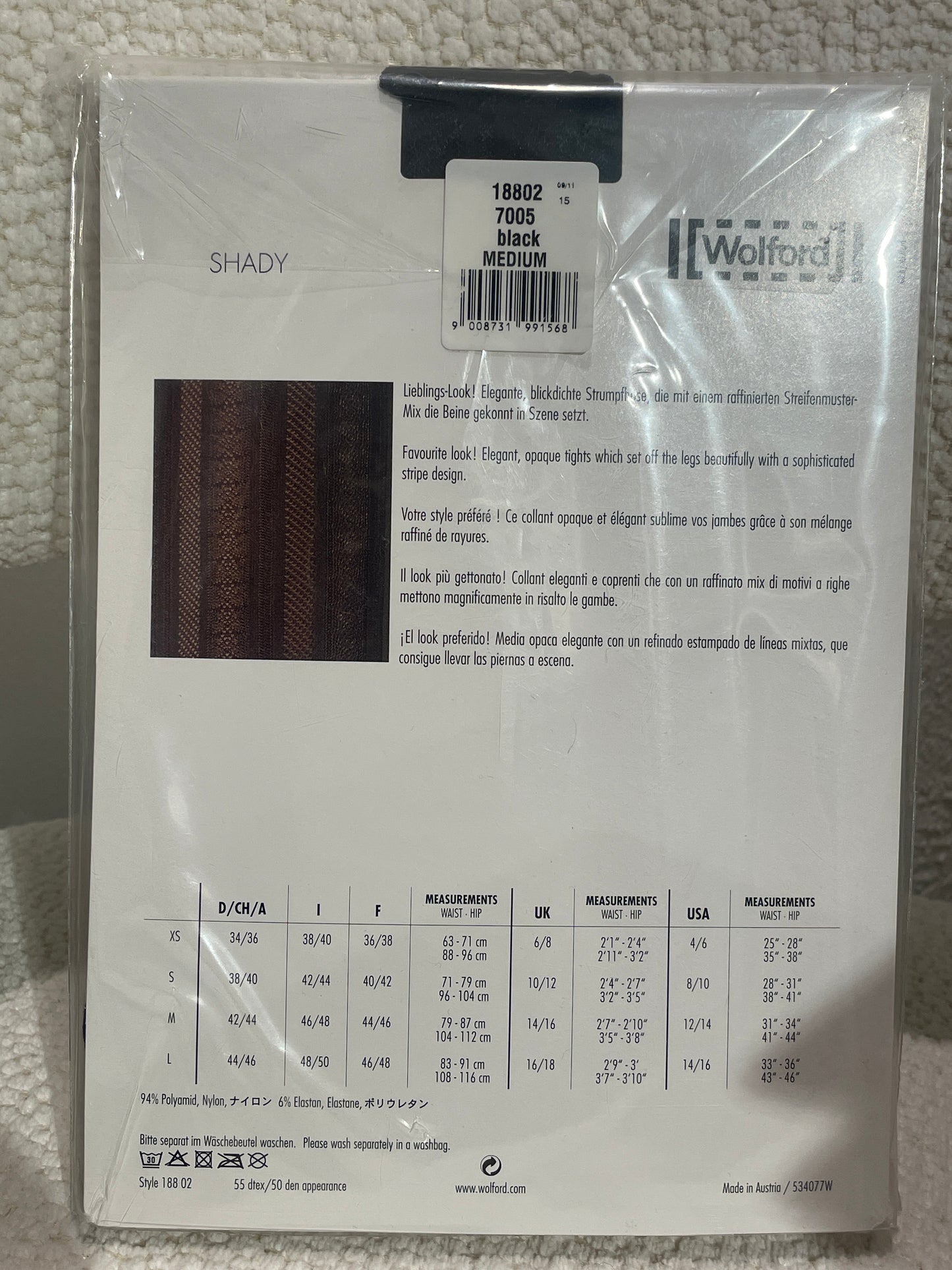 New Wolford tights - Shady - M