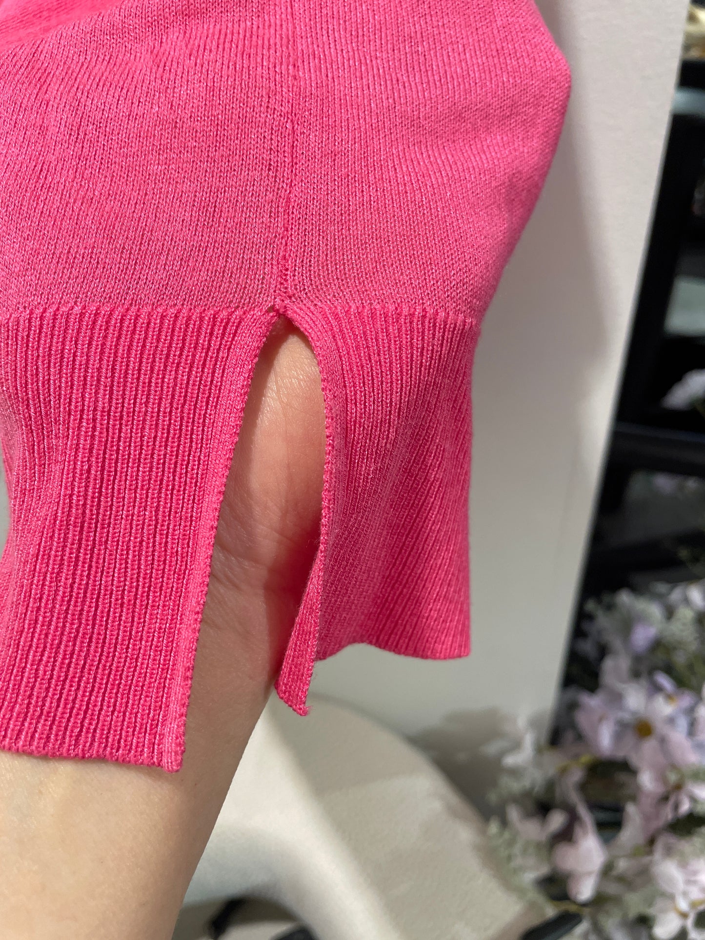 Thin knit - bright pink - S/M