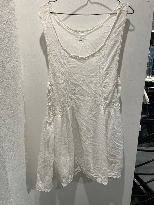 Isabel Marant Etoile - White dress w. laces - XS Oversized - Medinas Wardrobe