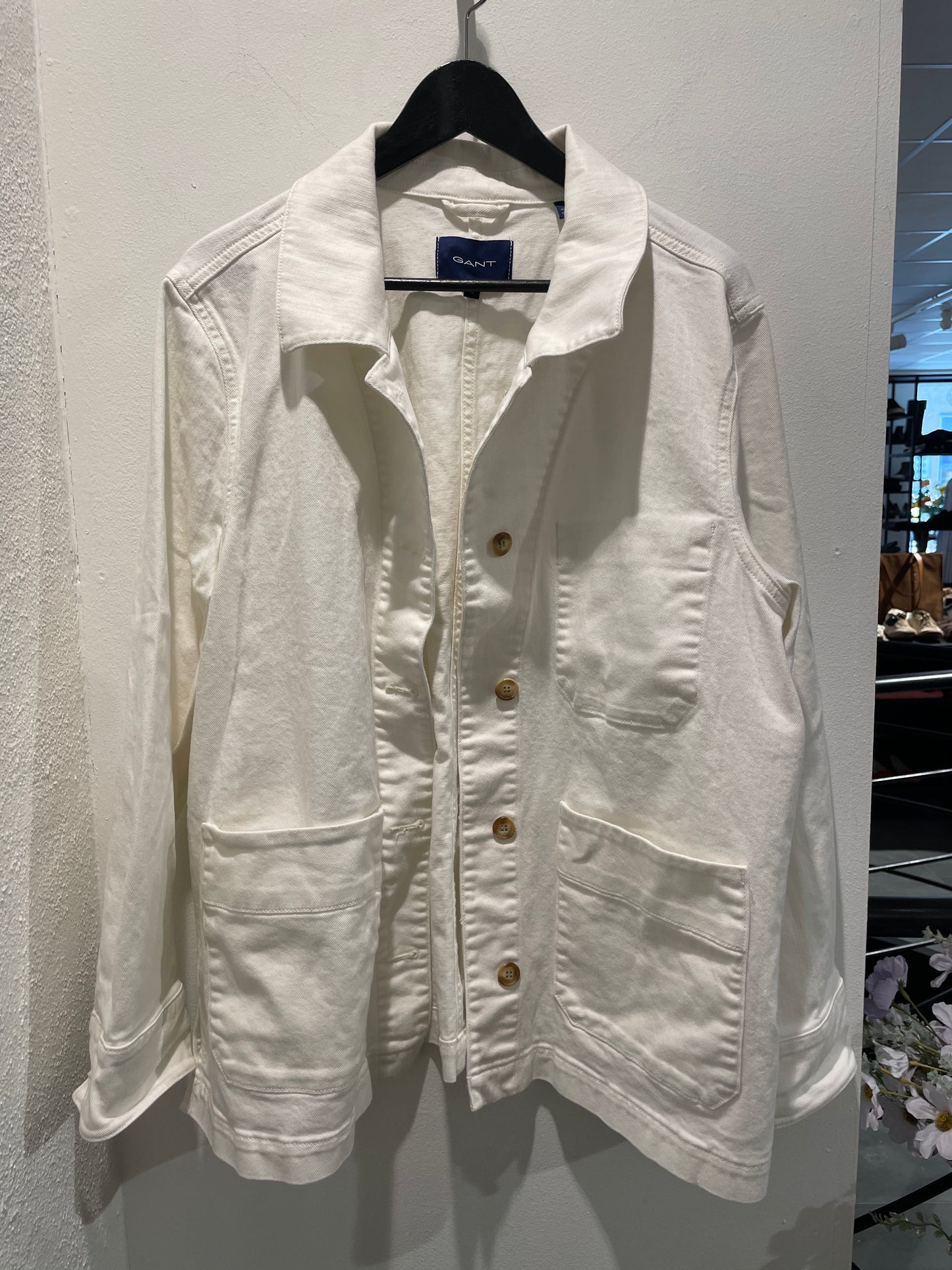 Gant - White denim jacket  - XL