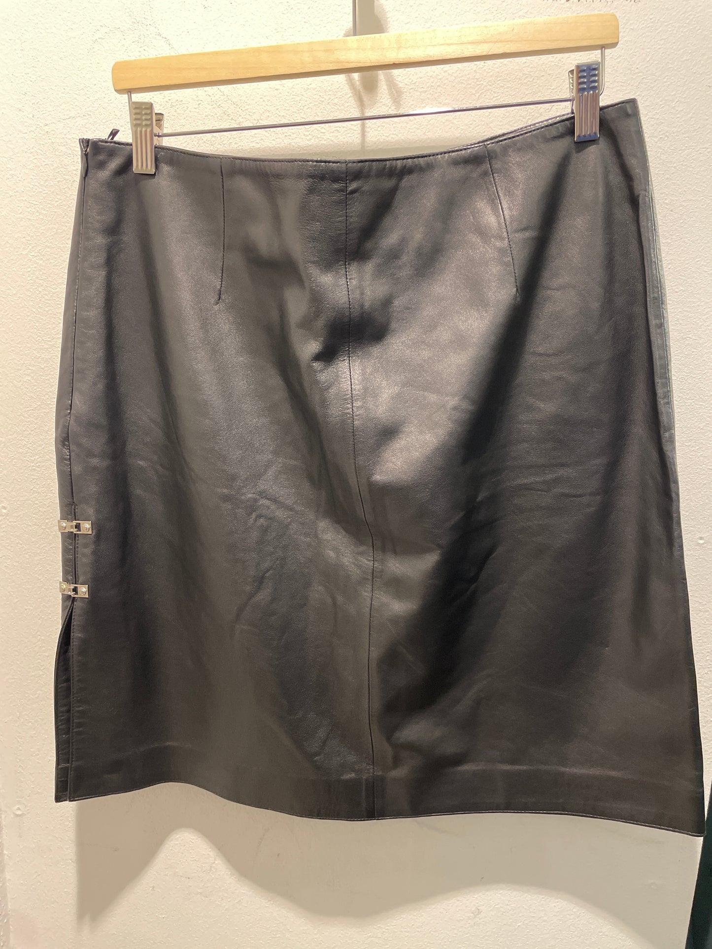 Versace Jeans Couture Leather Skirt - IT48 / EU44