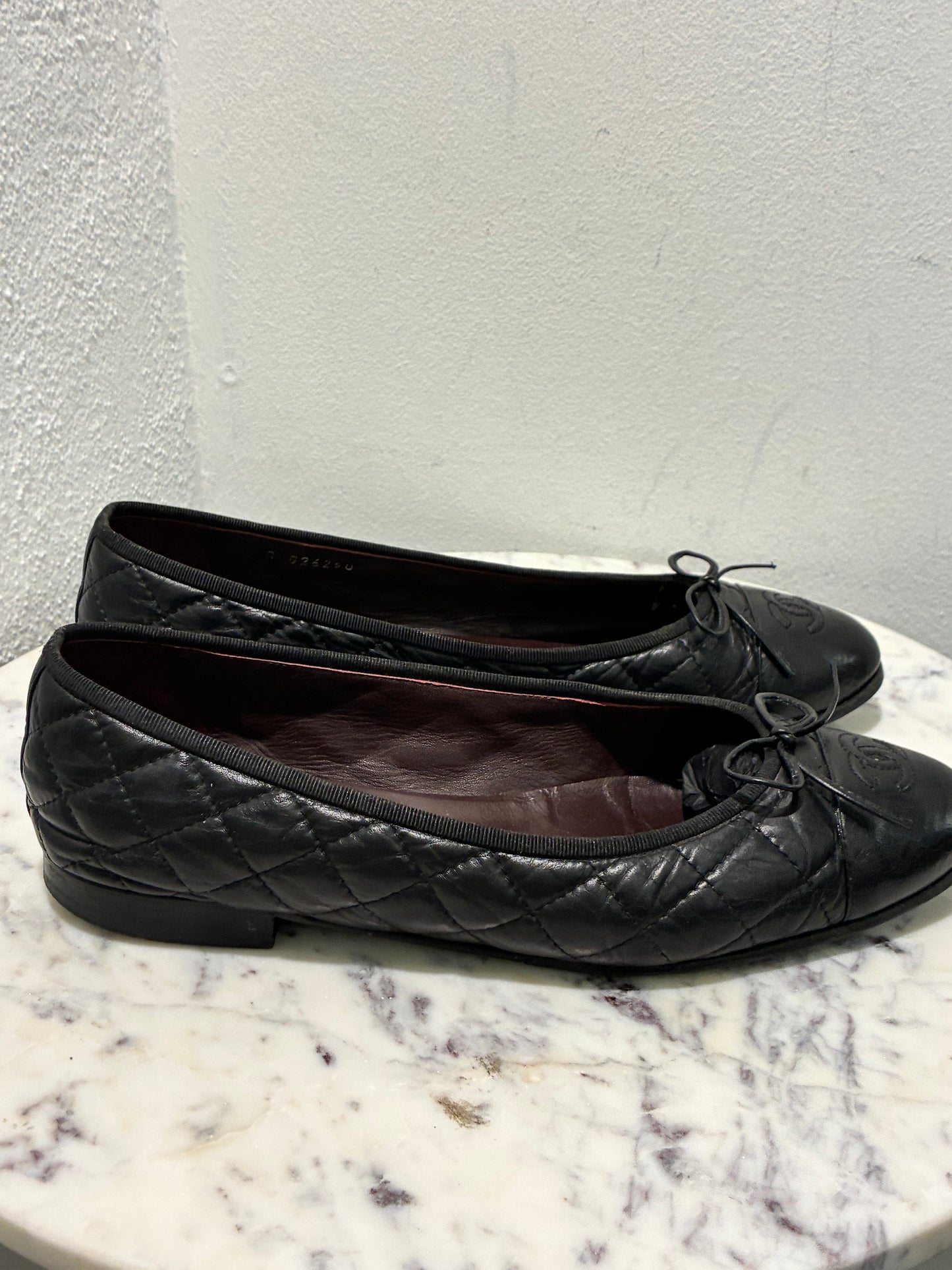 Chanel Ballerinas - Black Quilted La - EU 41C