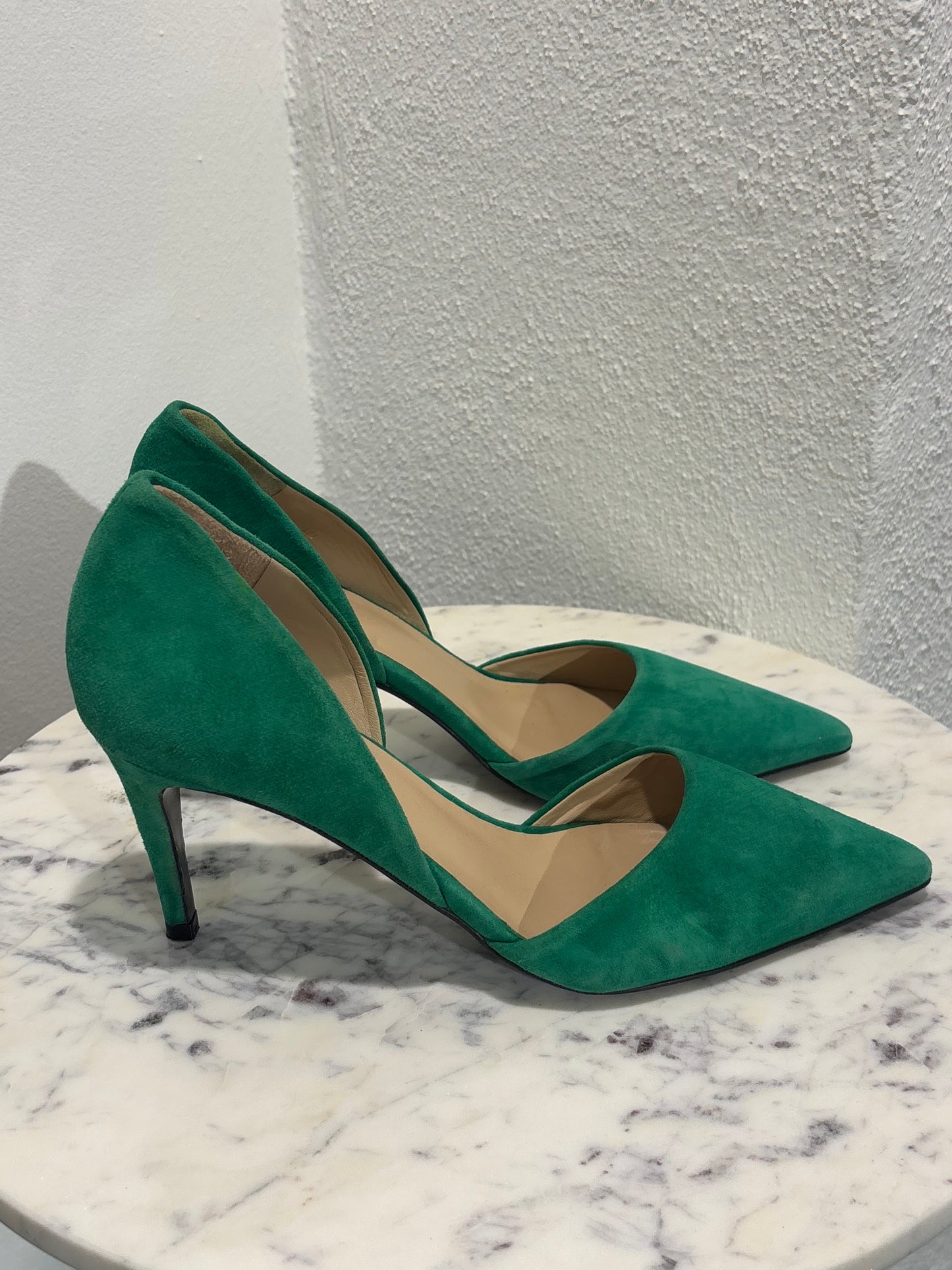 Malene Birger - Heels - Green Suede - 40 - Medinas Wardrobe