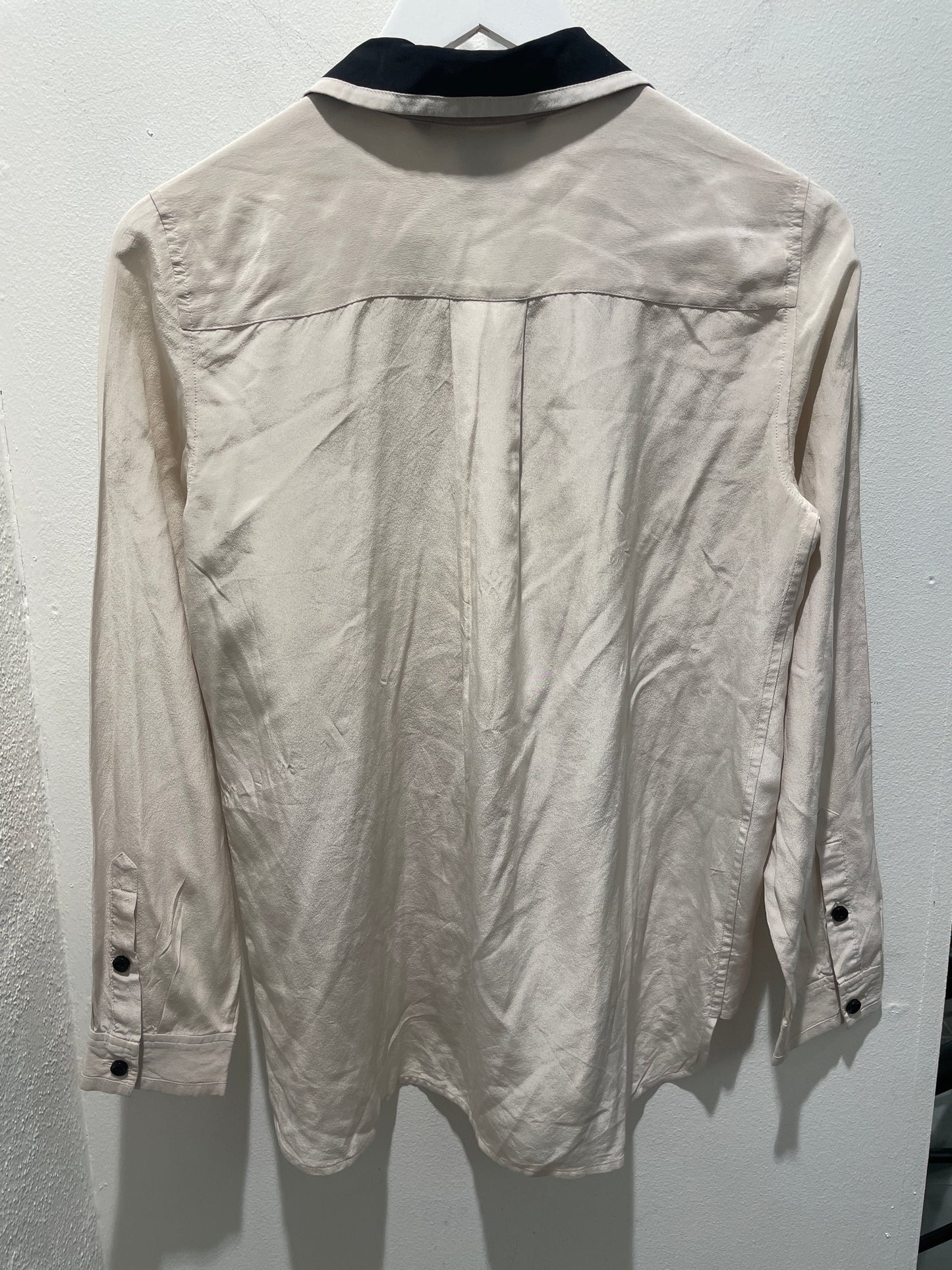 Marc by Marc Jacobs Silk Tuxedo-Style Blouse – Size S
