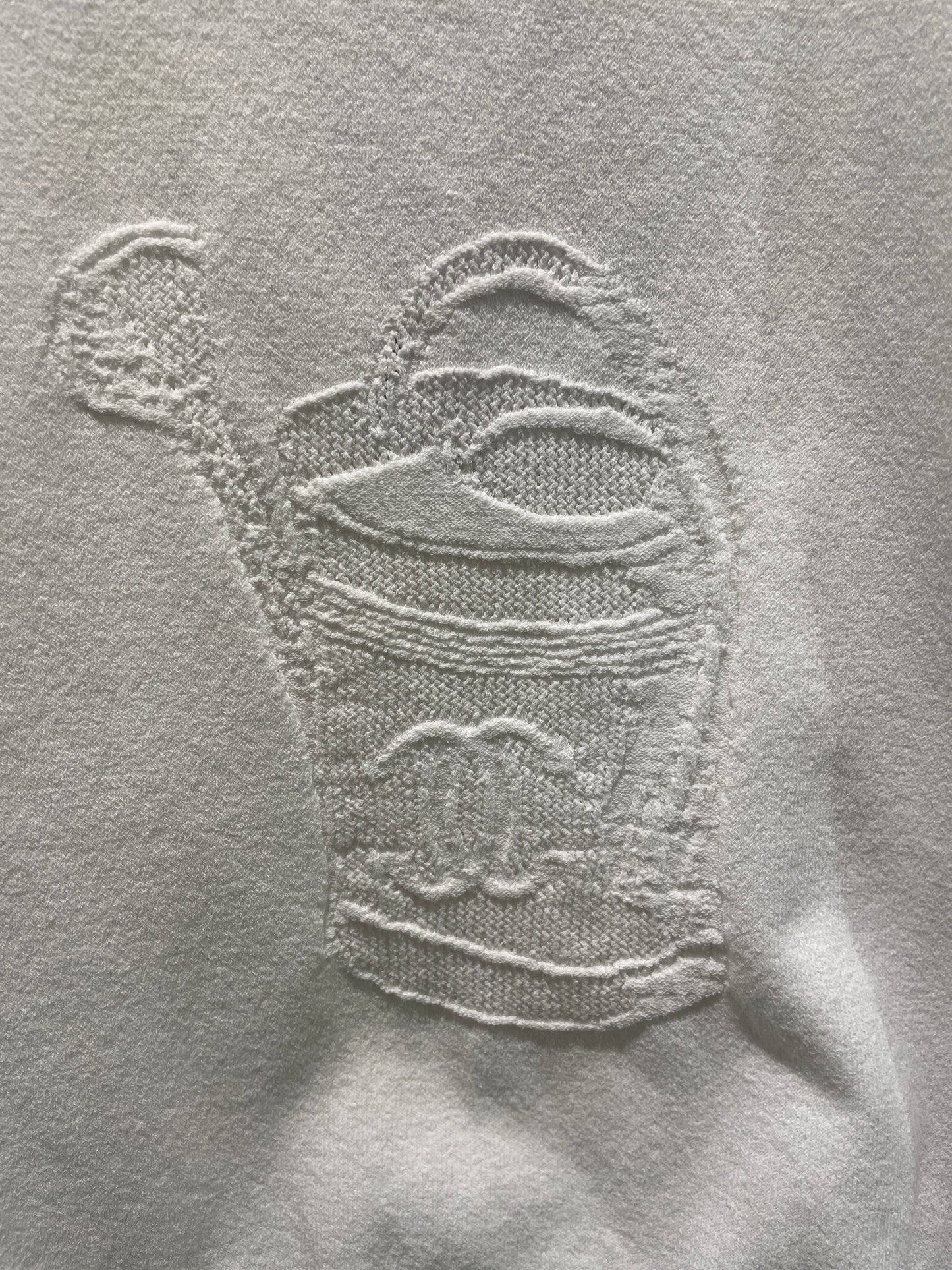 Chanel Top – Cotton Knit & Watering Can in White – EU 40