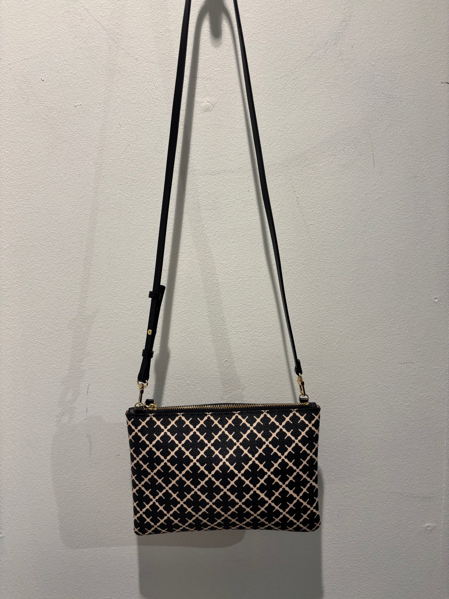 Malene Birger - Shoulder Bag  - Black Monogram - Medinas Wardrobe