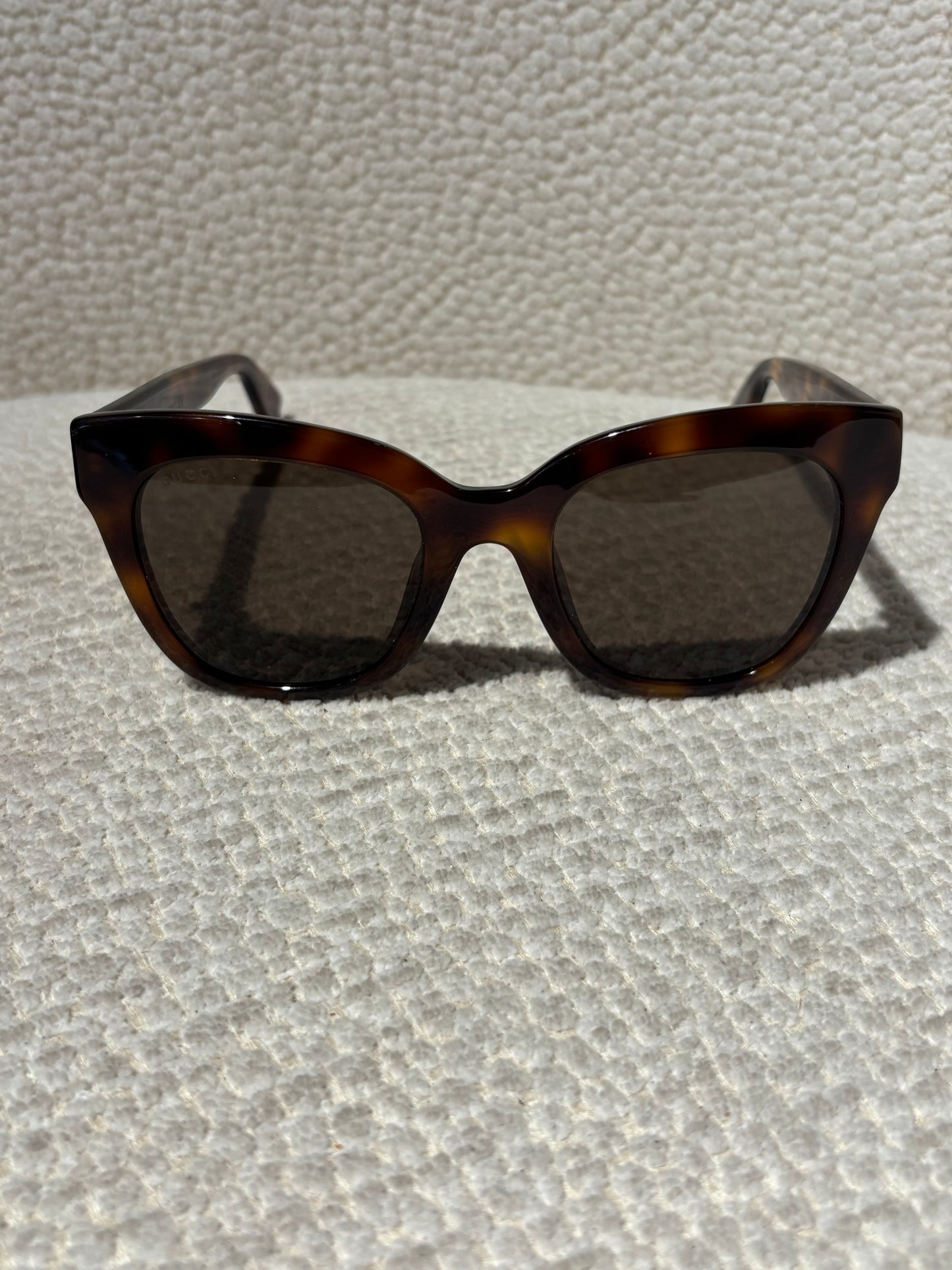 Gucci Sunglasses - Brown with Gold Logo