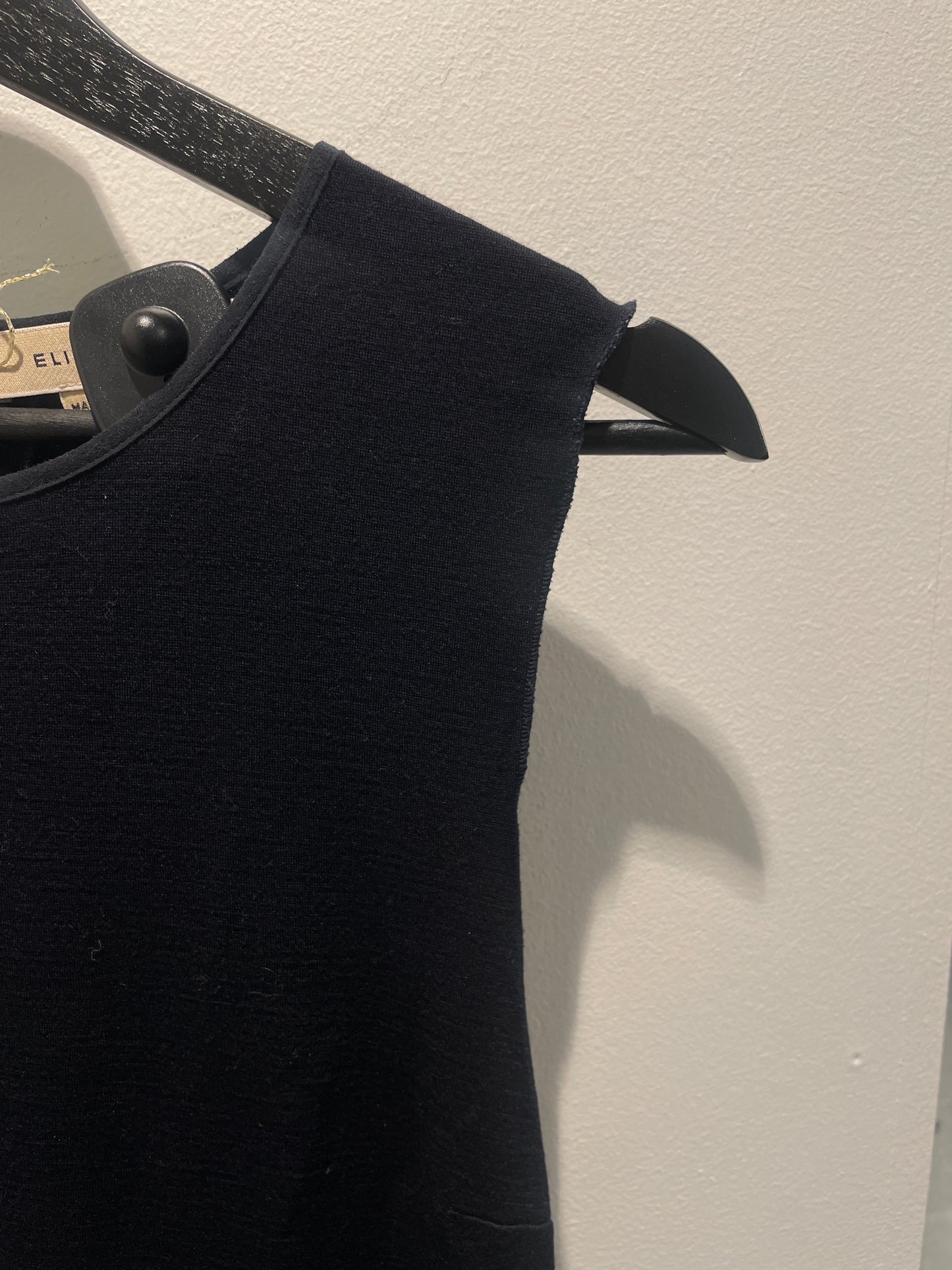 Elise Gug dress - Fine black wool - EU40