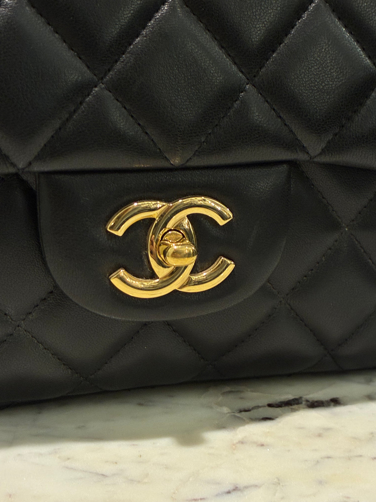 Chanel Jumbo Classic Single Flap – Black Lambskin & Gold Hardware