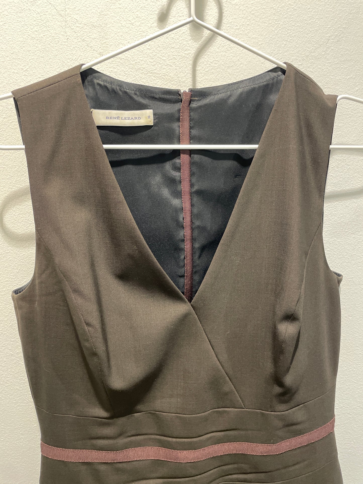 Rene Lezard Dress - Brown - EU36