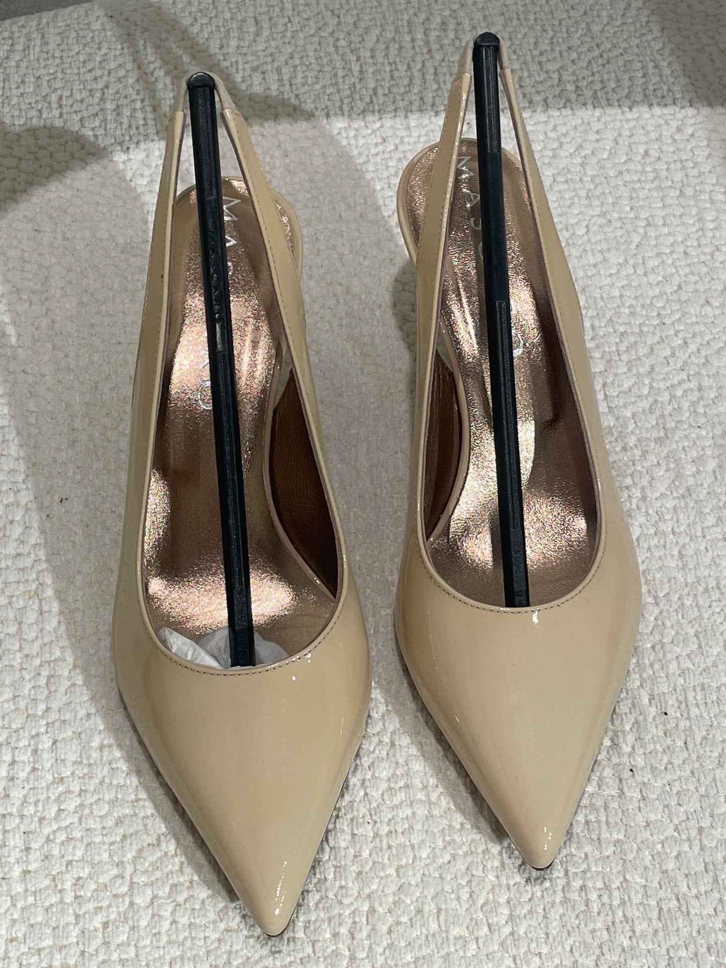 Mascaro – slingbacks - Patent Leather - sand/beige - 38,5