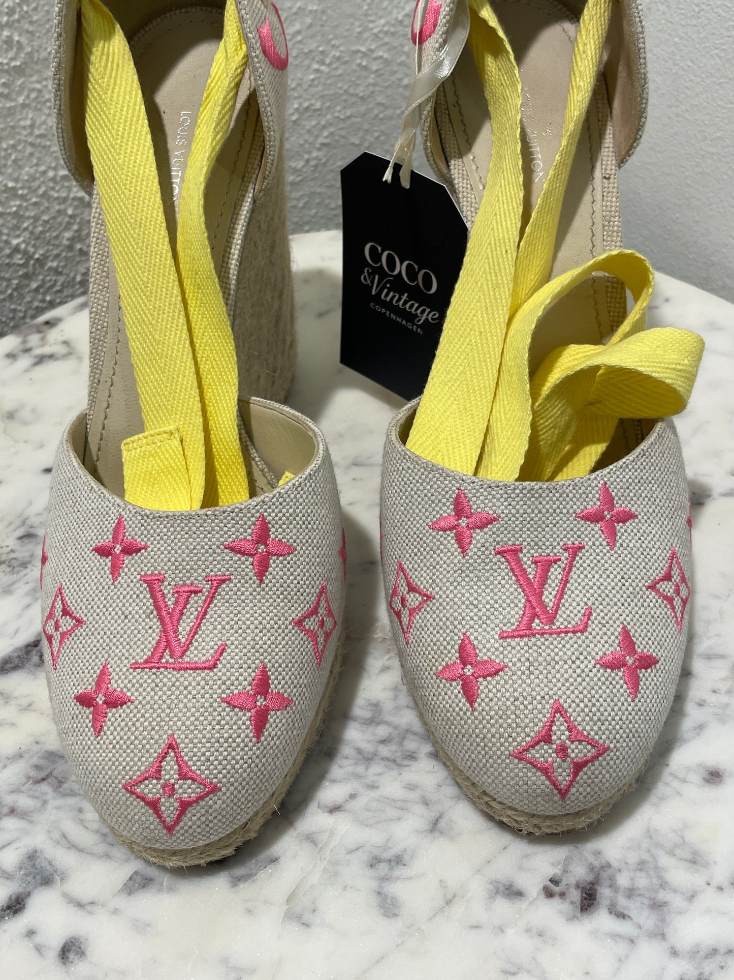 Louis Vuitton Starboard Canvas Monogram Wedge Espadrilles – Vibrant Summer Edition - 40