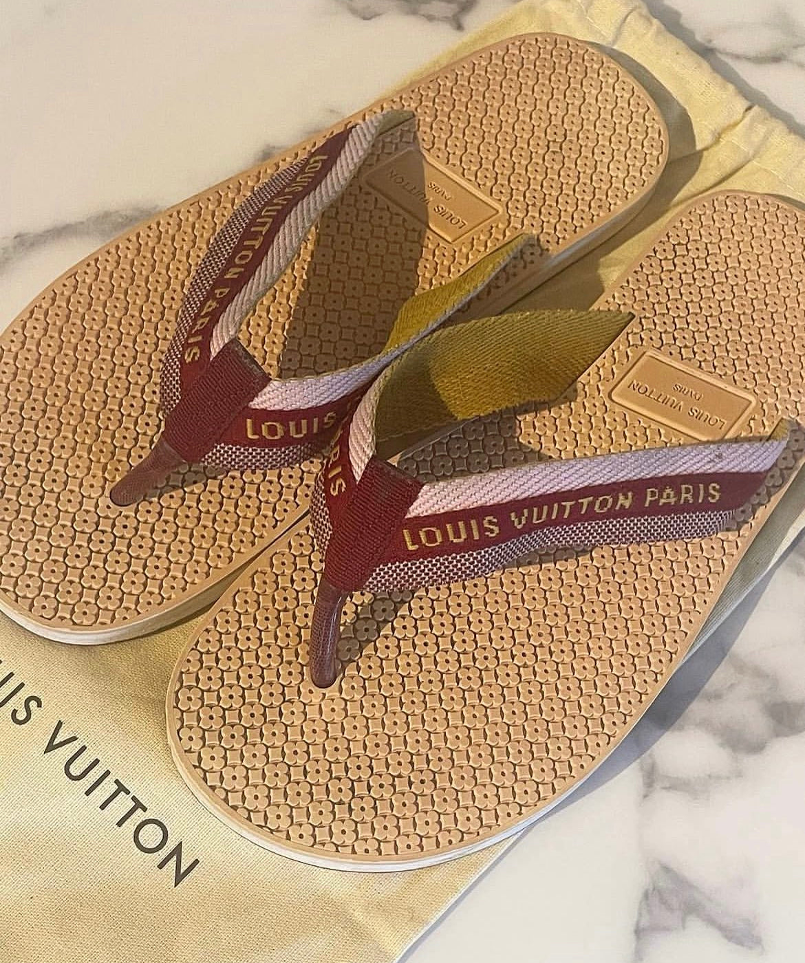 Louis Vuitton - Klipklapper - Str. 38/39