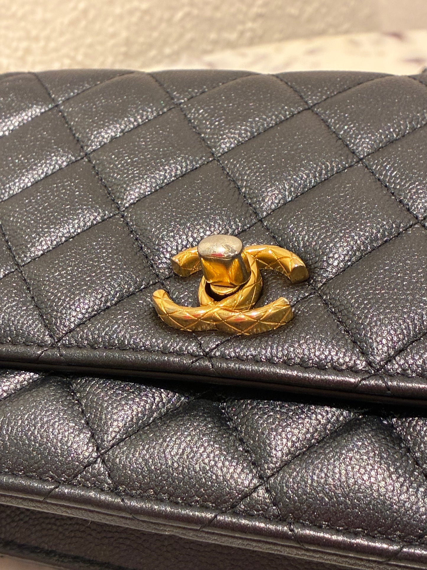 Chanel Wallet on Chain - Black Caviar & Gold Hardware - 23B 2023 - FULL SET!
